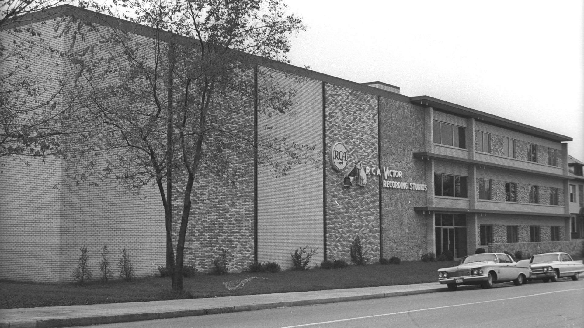 The RCA Studio A building in 1965. 
