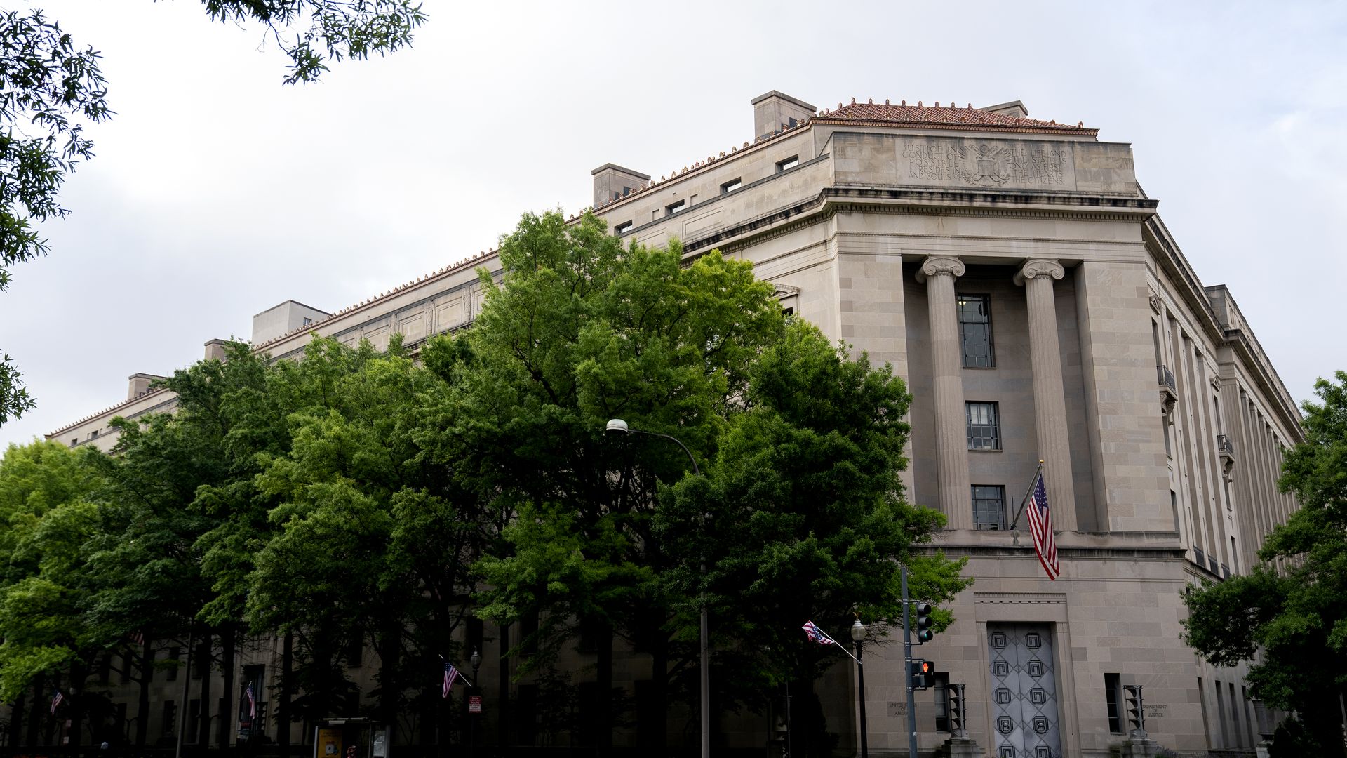 Picture of the Justice Department building