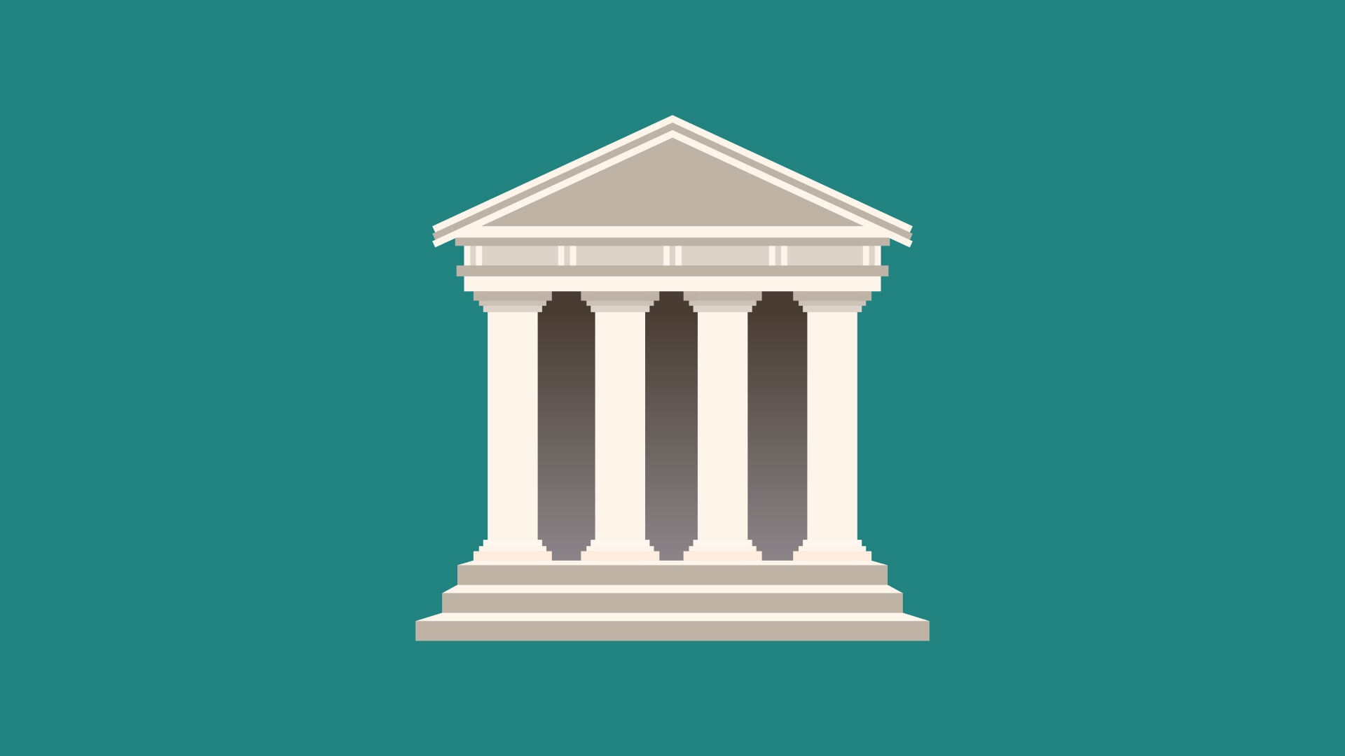 An emoji of a government building with a dynamic counter going up from 1 to 33