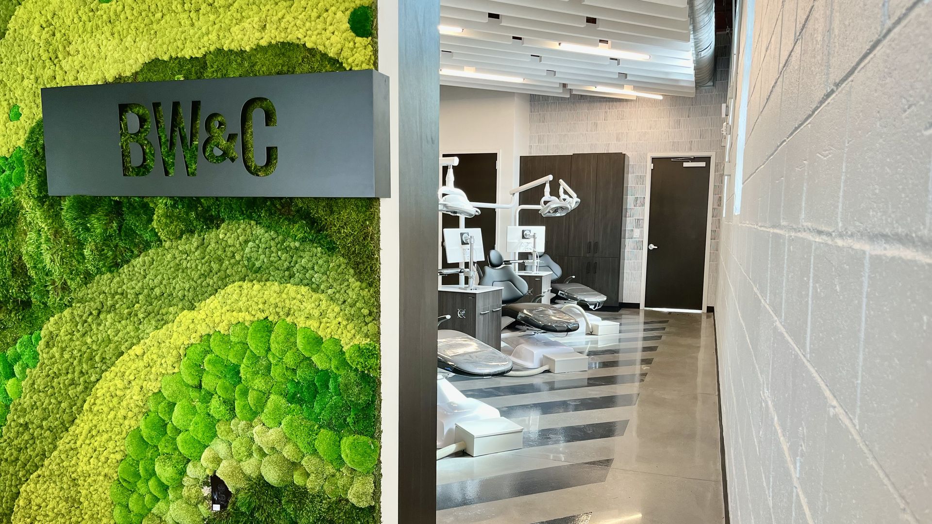 A chic dentist's office