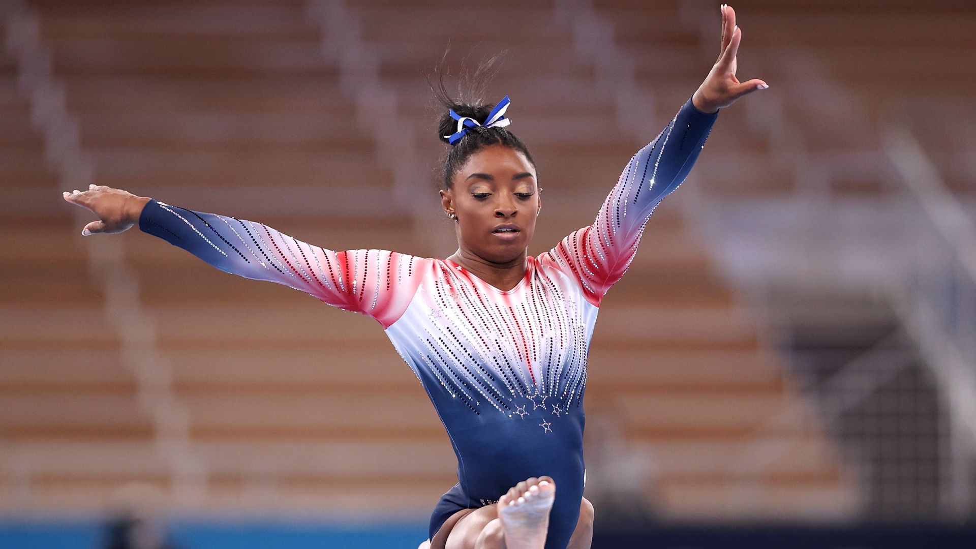  Simone Biles at the Tokyo 2020 Olympic Games in August 2021.