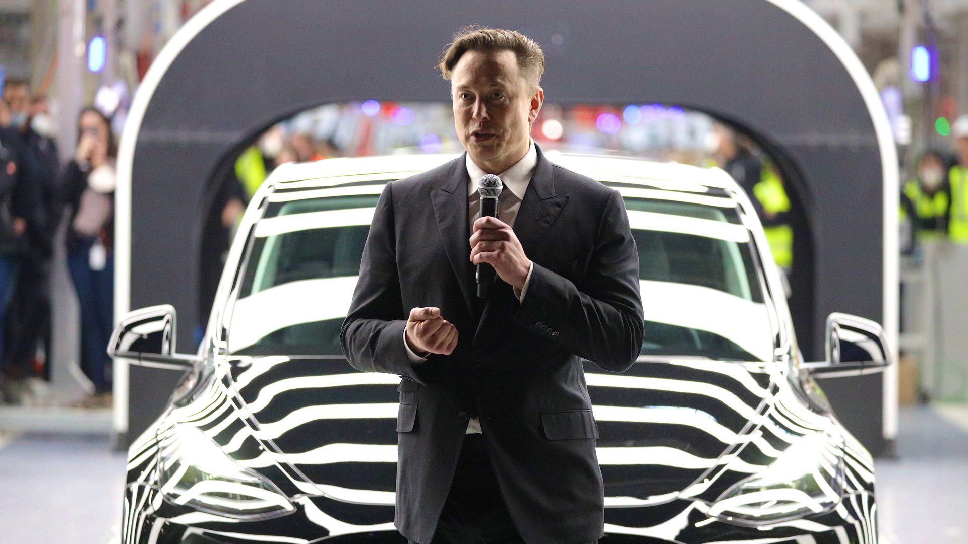 Elon Musk in Berlin on March 22.