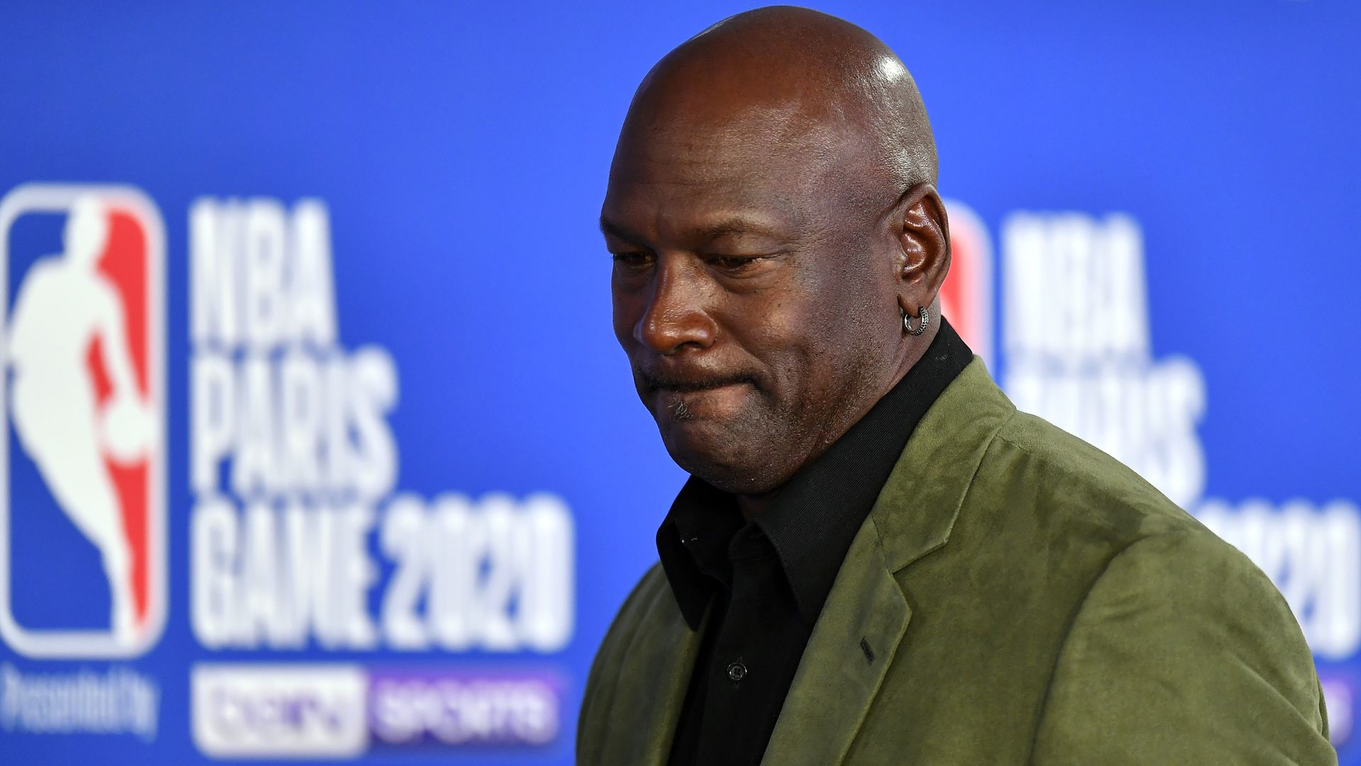 Former Washington Wizards player Michael Jordan at a press conference in January 2020.