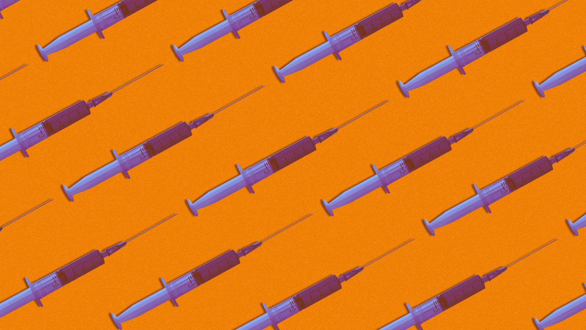 Illustration of a pattern of syringes.