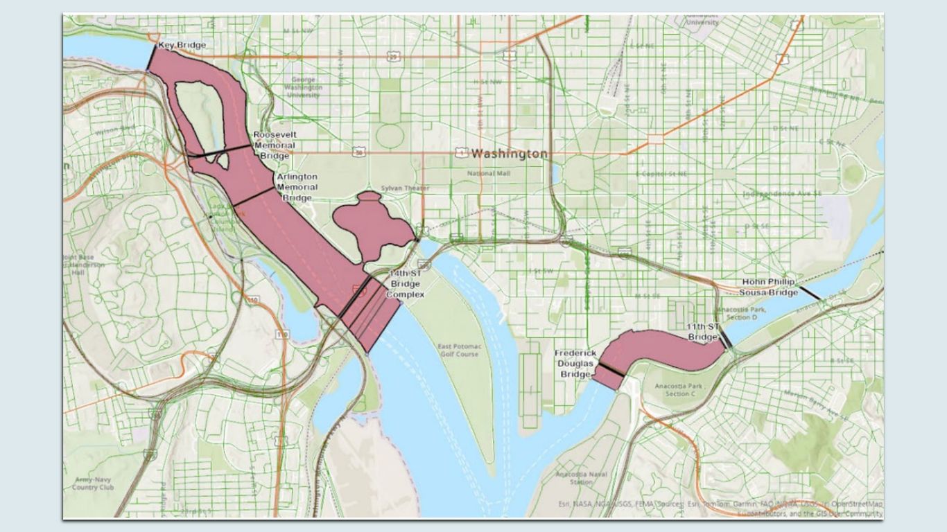 DCA and Potomac, Anacostia river closures coming for July 4
