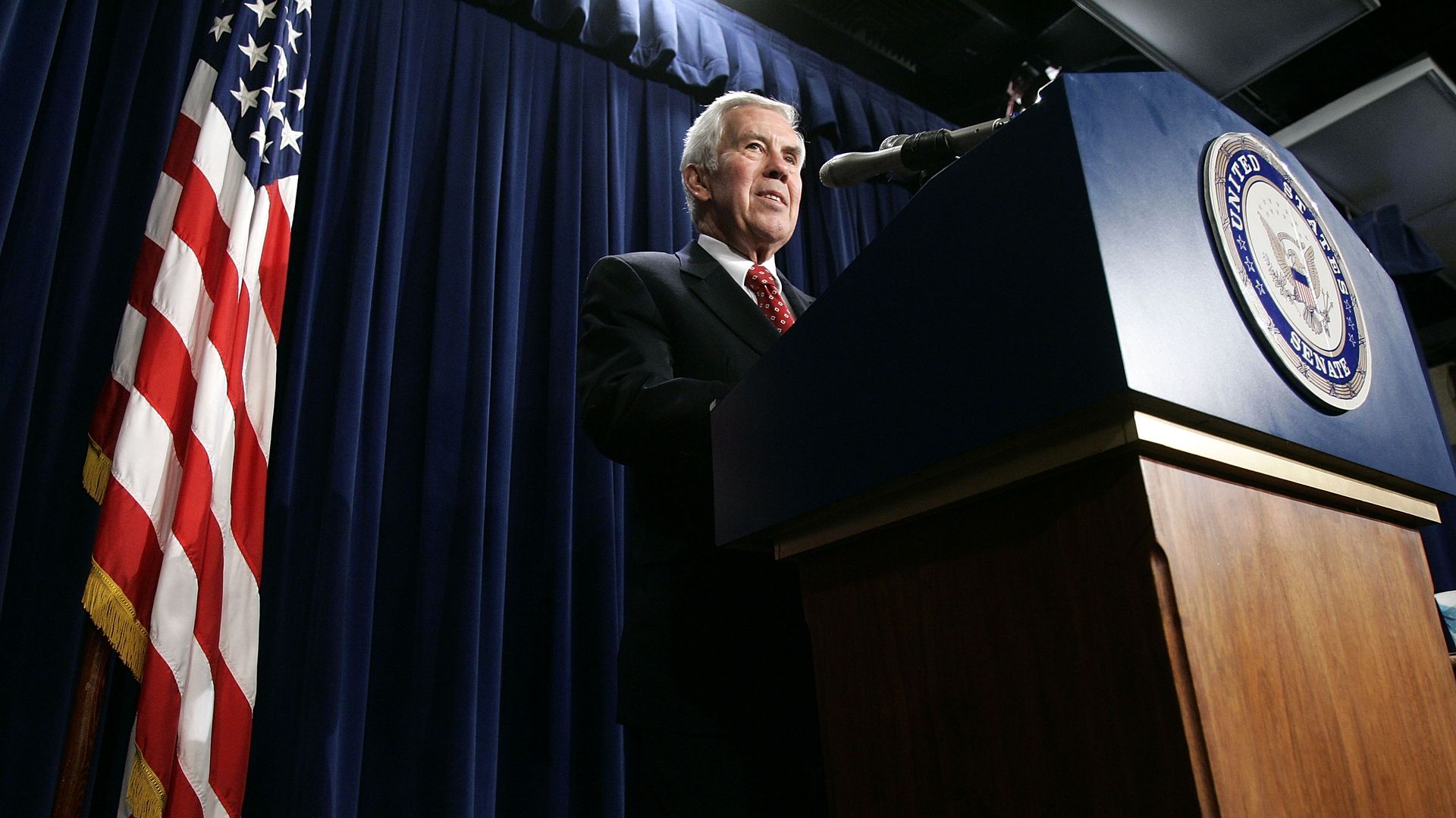 Photo of Sen. Richard Lugar in 2005