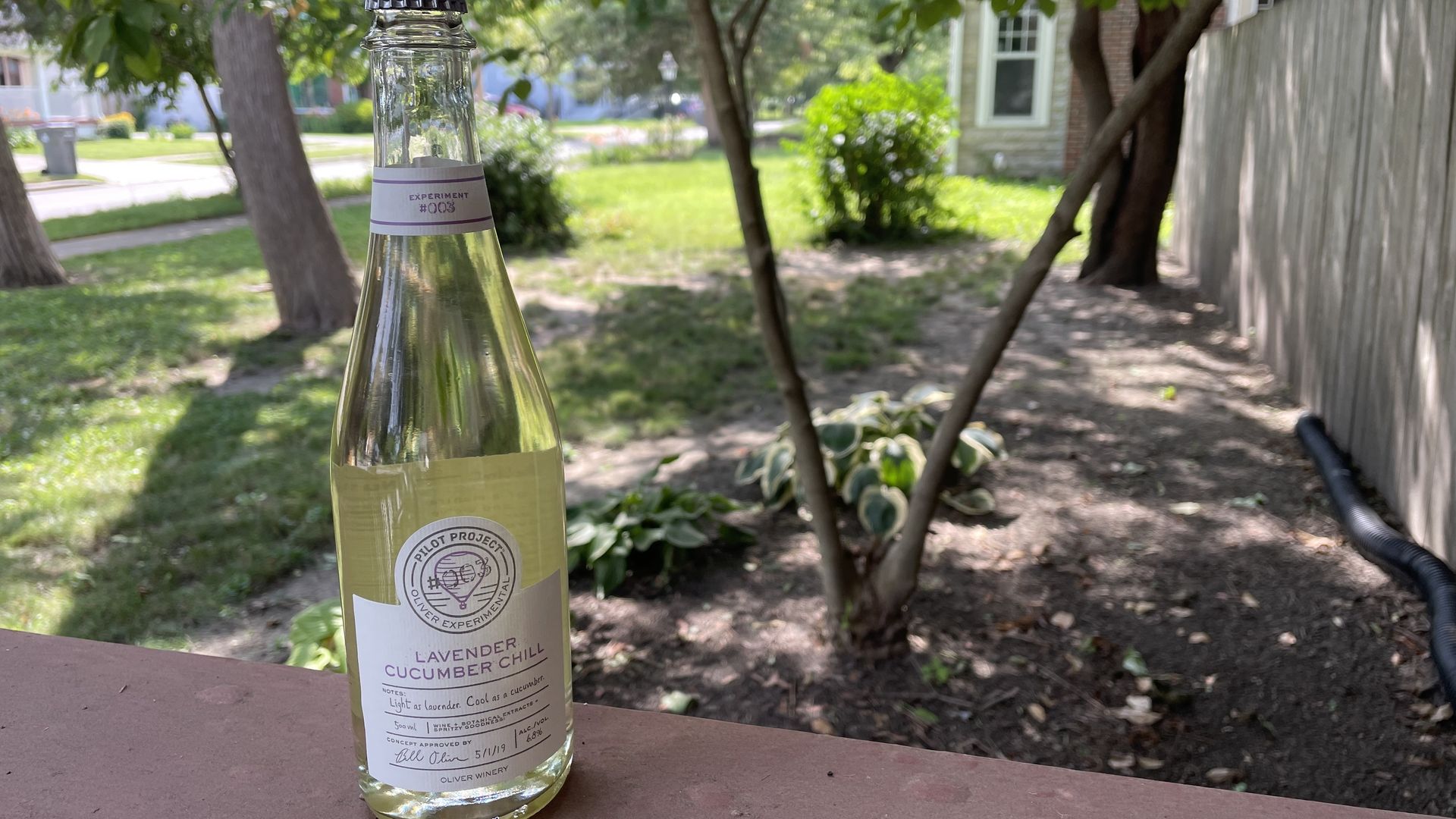 Oliver Winery's Lavender Cucumber Chill