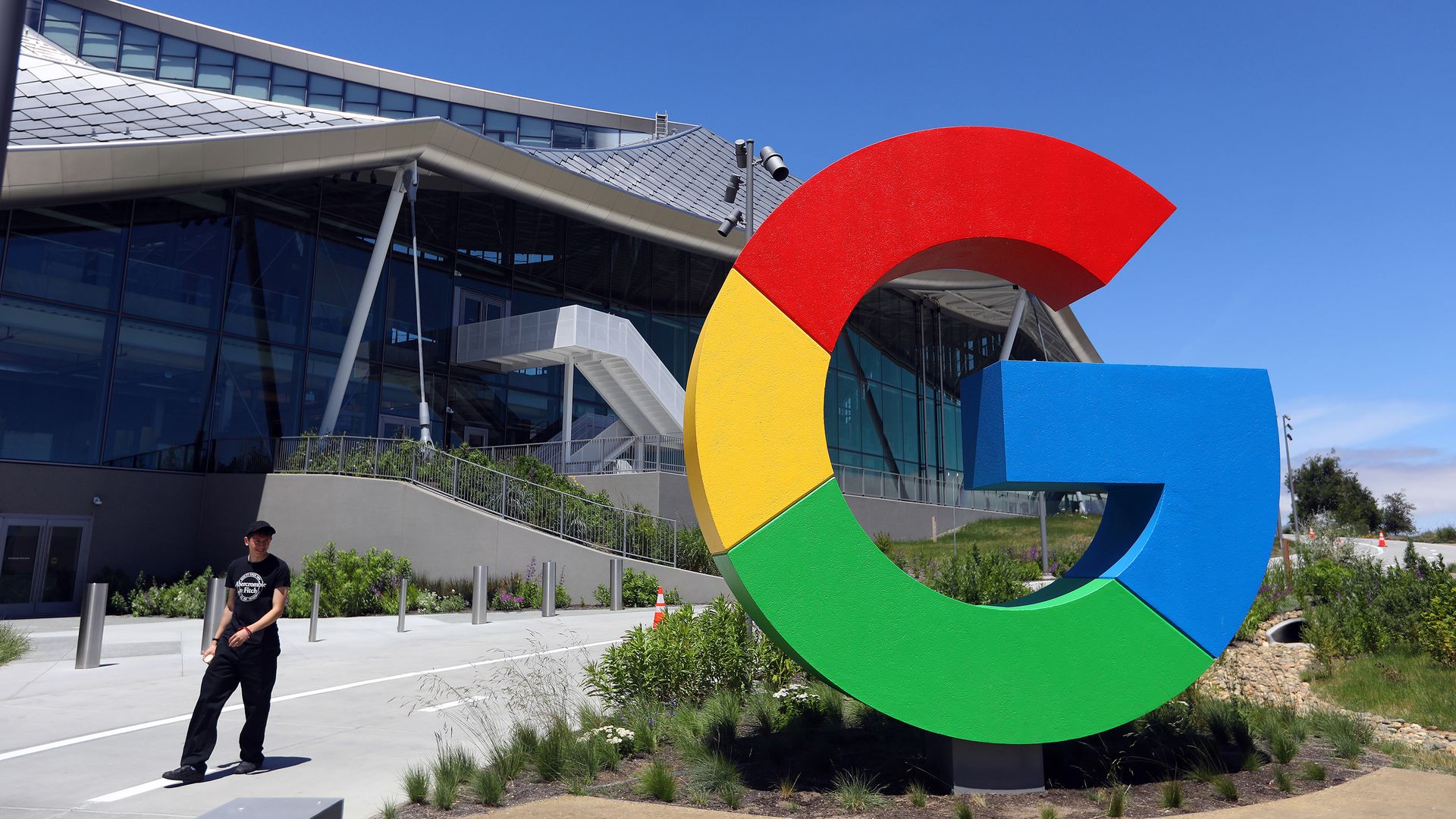 The exterior of the new Google Bay View campus is photographed on Monday, May 16, 2022, in Mountain View, Calif.