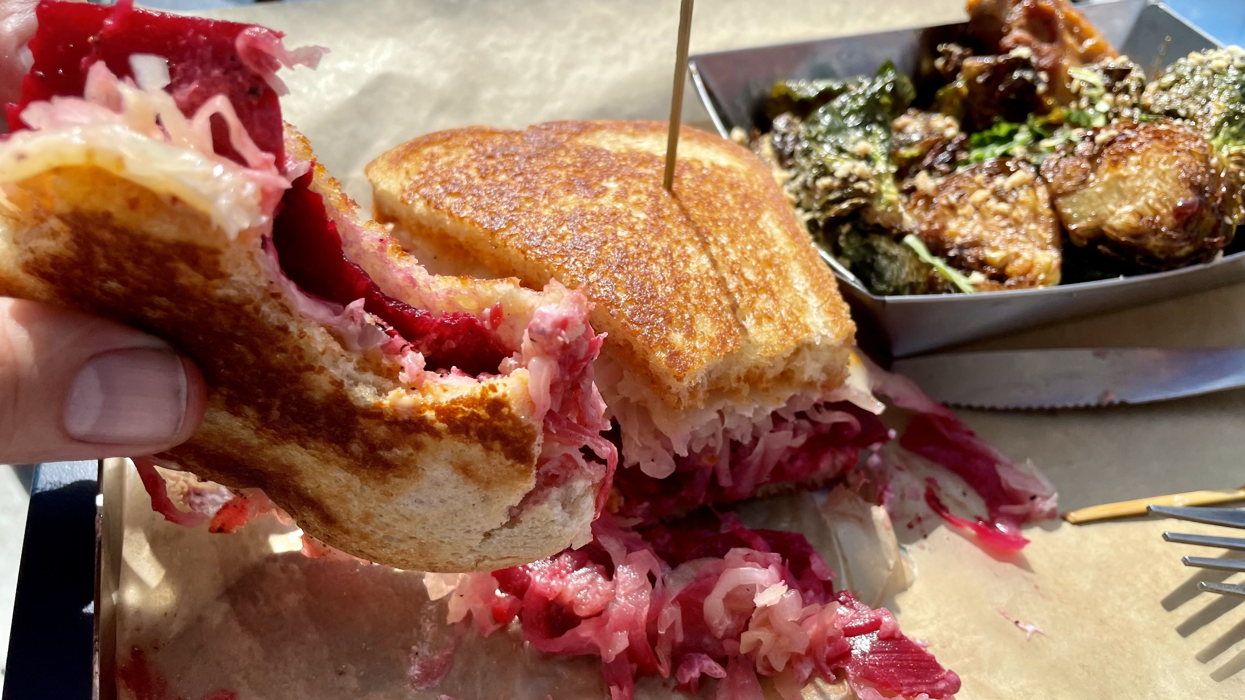 Singlespeed Brewing opens in Des Moines with a mean beet sandwich