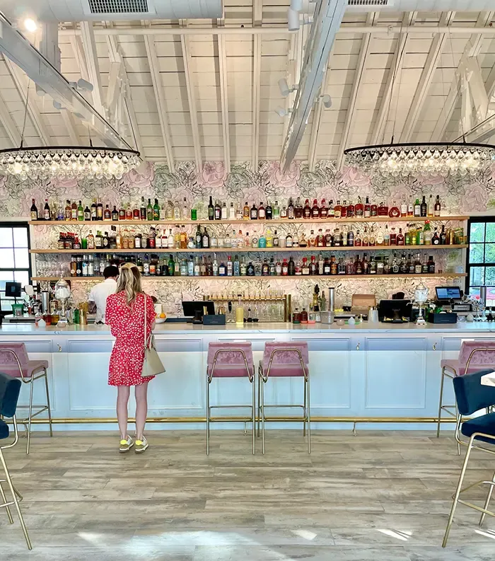 cocktail bar at supperland