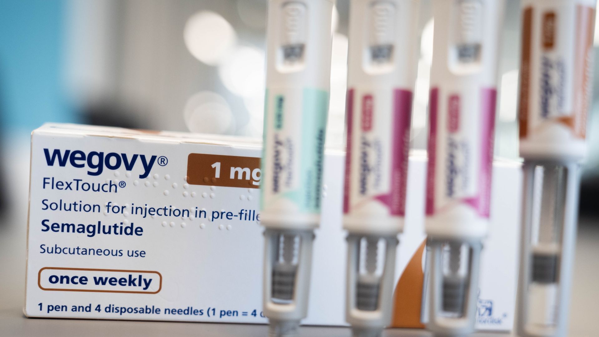 Semaglutide (GLP-1) weight-loss drug Wegovy, made by pharmaceutical company Novo Nordisk