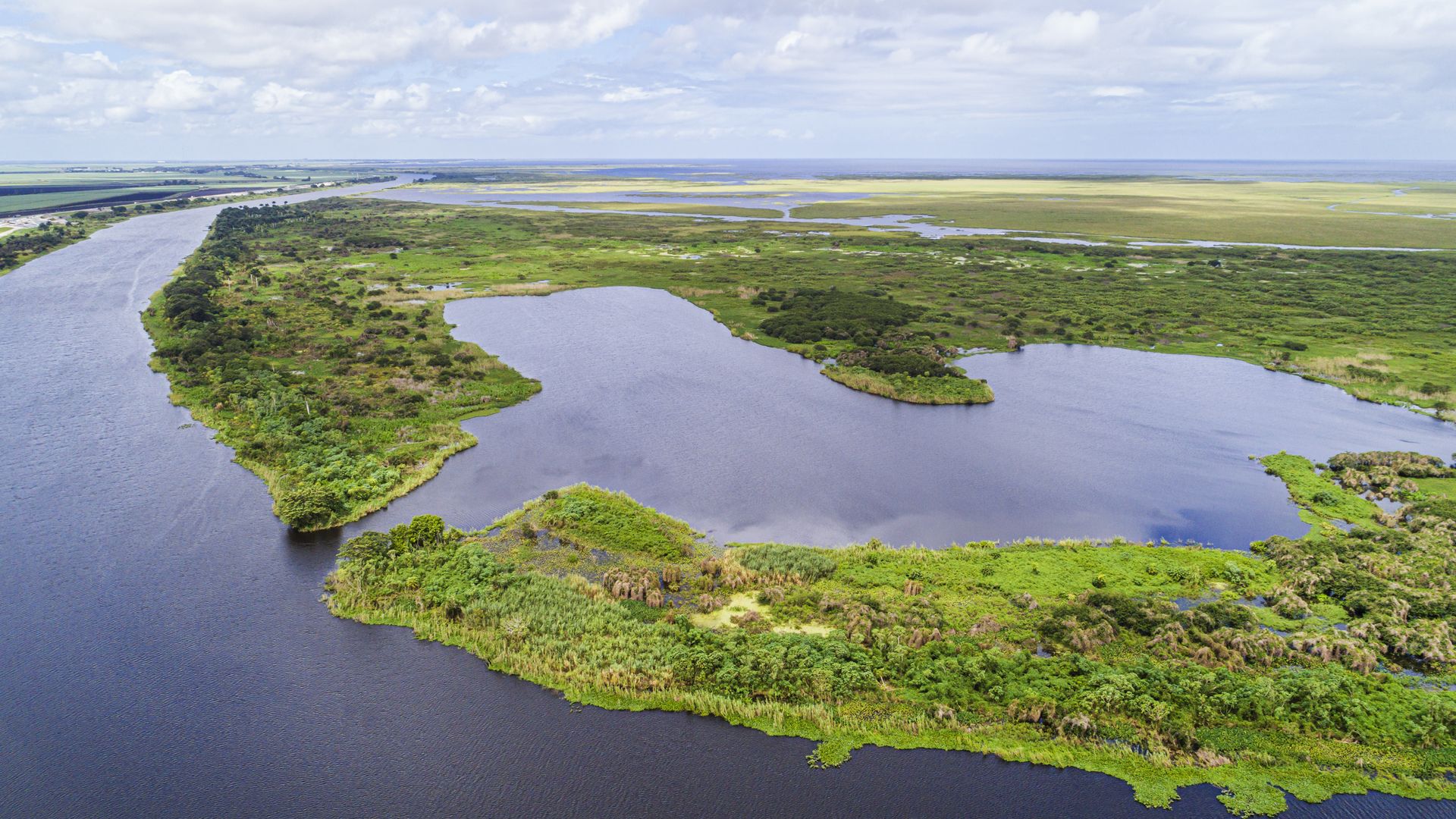 Florida, South Bay, Lake Okeechobee, waterway canal