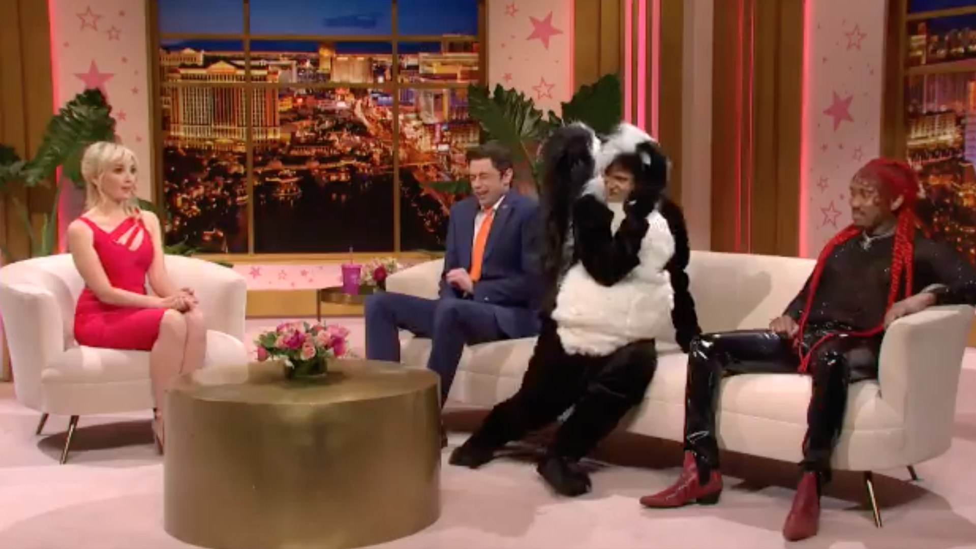 A screenshot of the latest "SNL" cold open