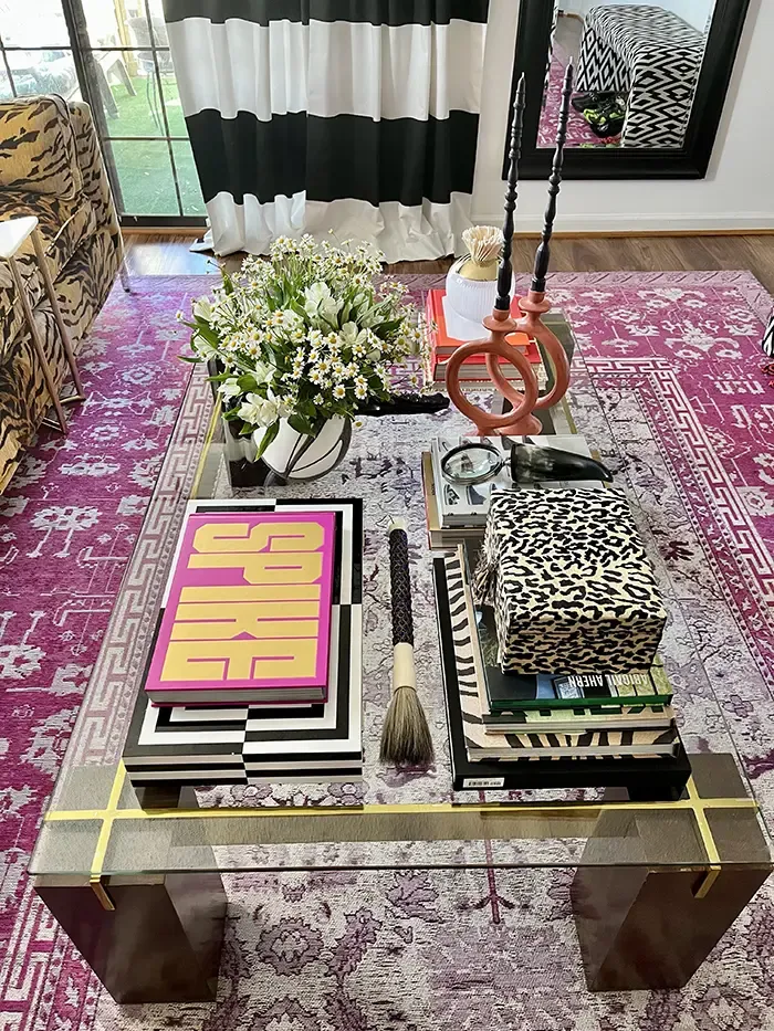 Eboney Foster plaza midwood apartment home tour coffee table and quil