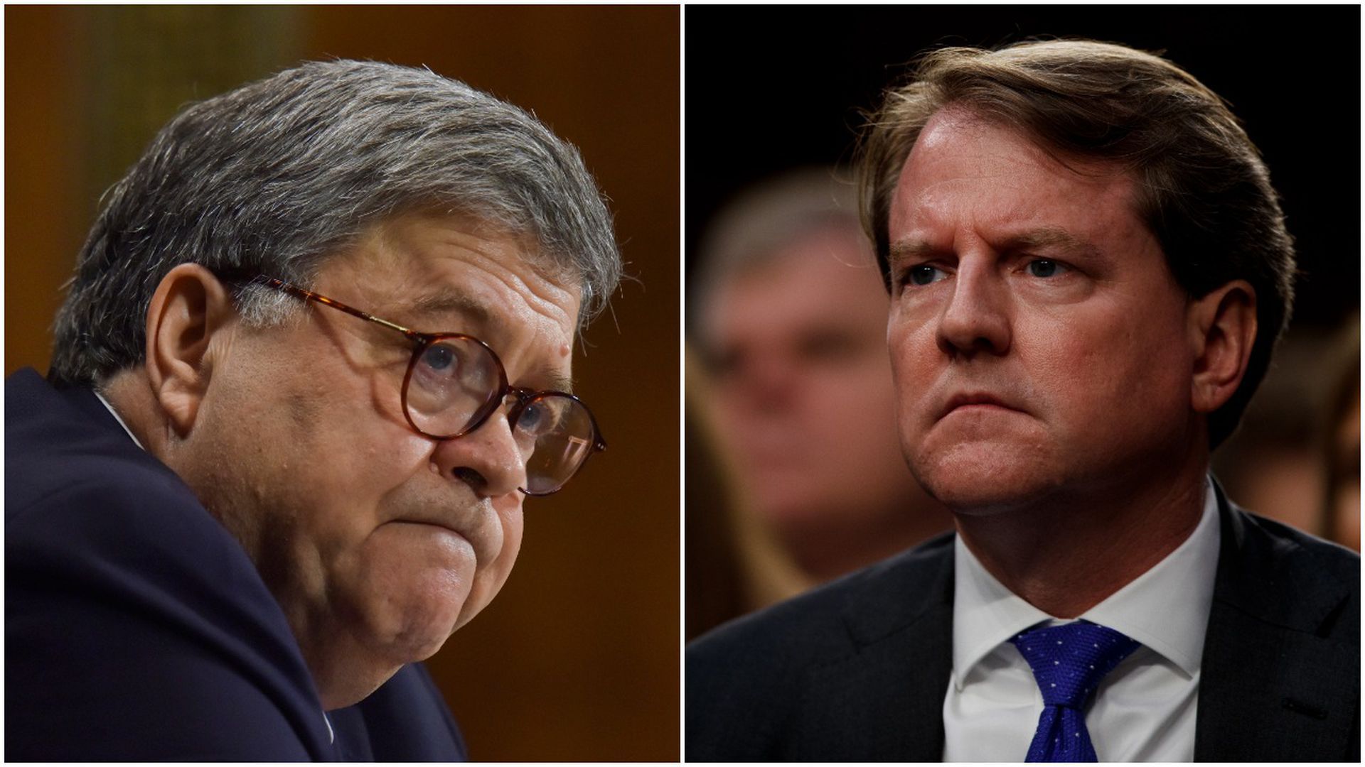Bill Barr and Don McGahn