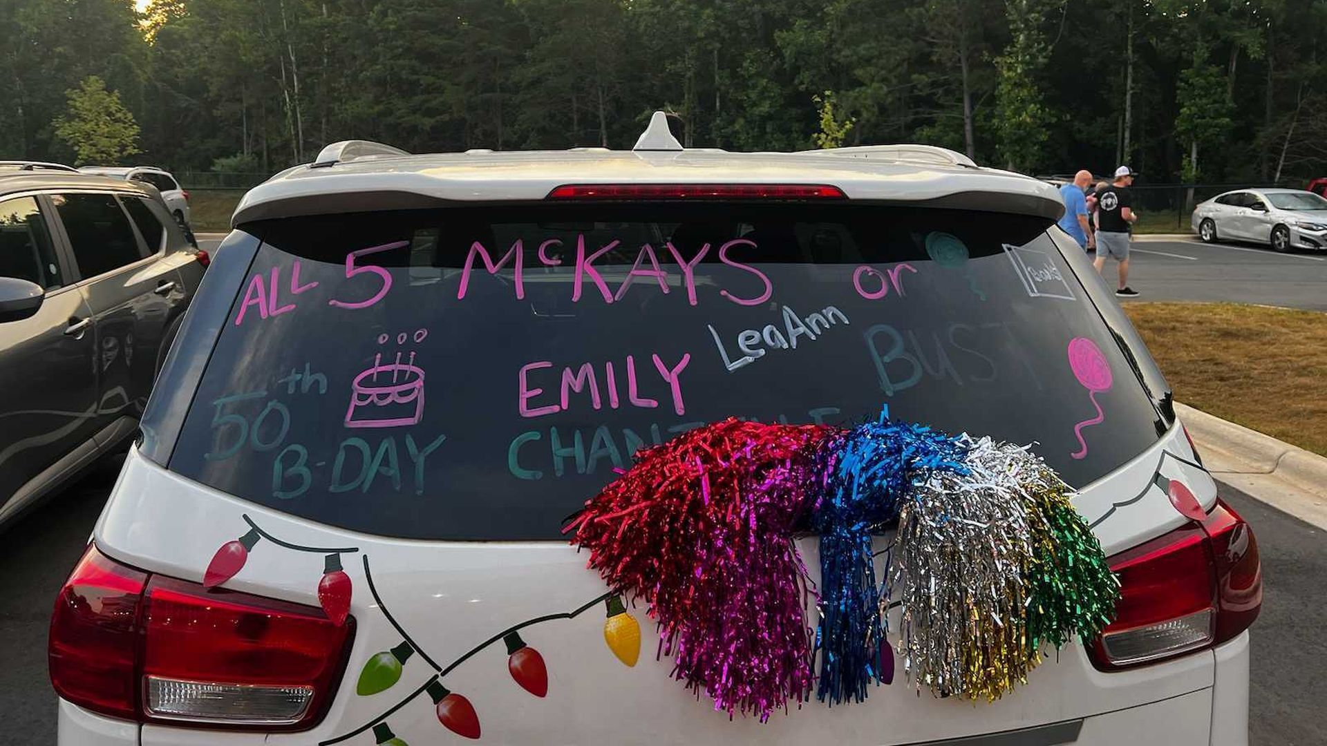 A car in Mebane, N.C. prepares for the Ultimate McKay's Road Trip. Photo: Courtesy of Alison Carmona Rau