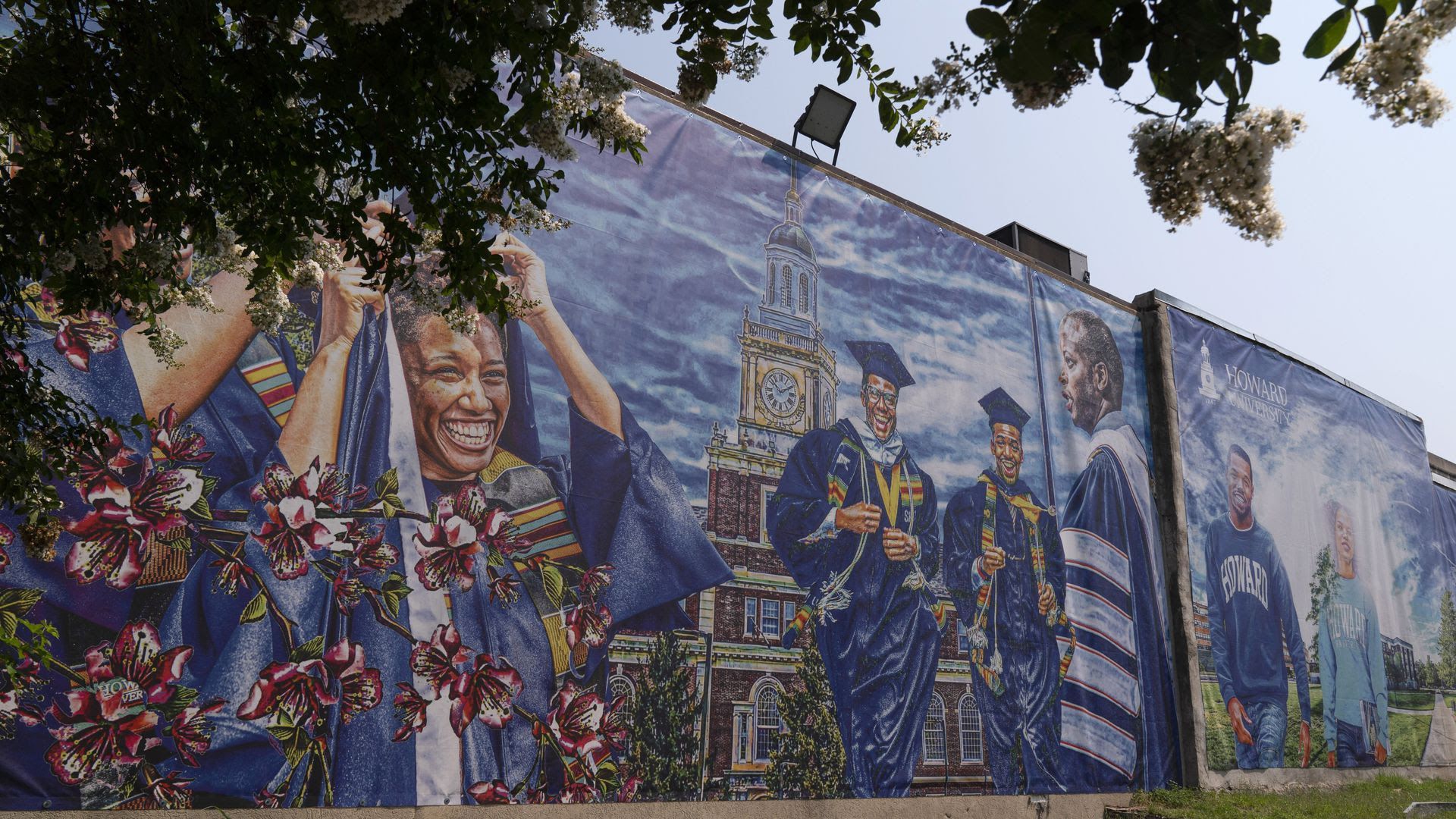 A mural at Howard University.