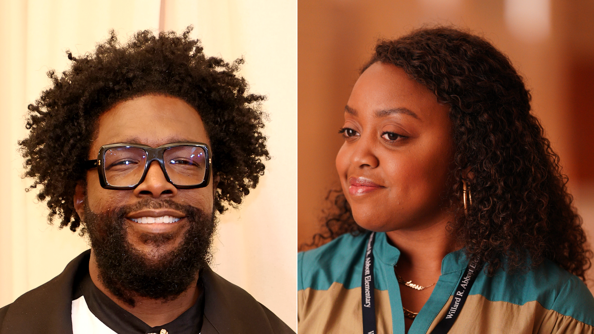 Quinta Brunson and Ahmir "Questlove" Thompson 