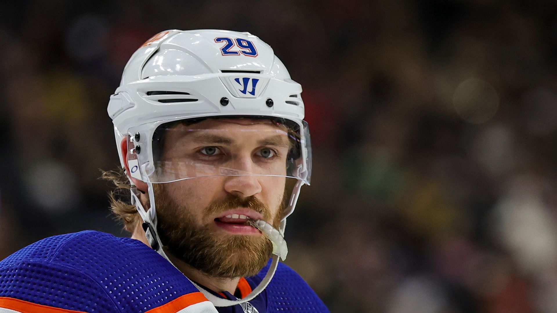 Edmonton Oilers Leon Draisaitl 29 Away 2022 Stanley Cup Playoffs