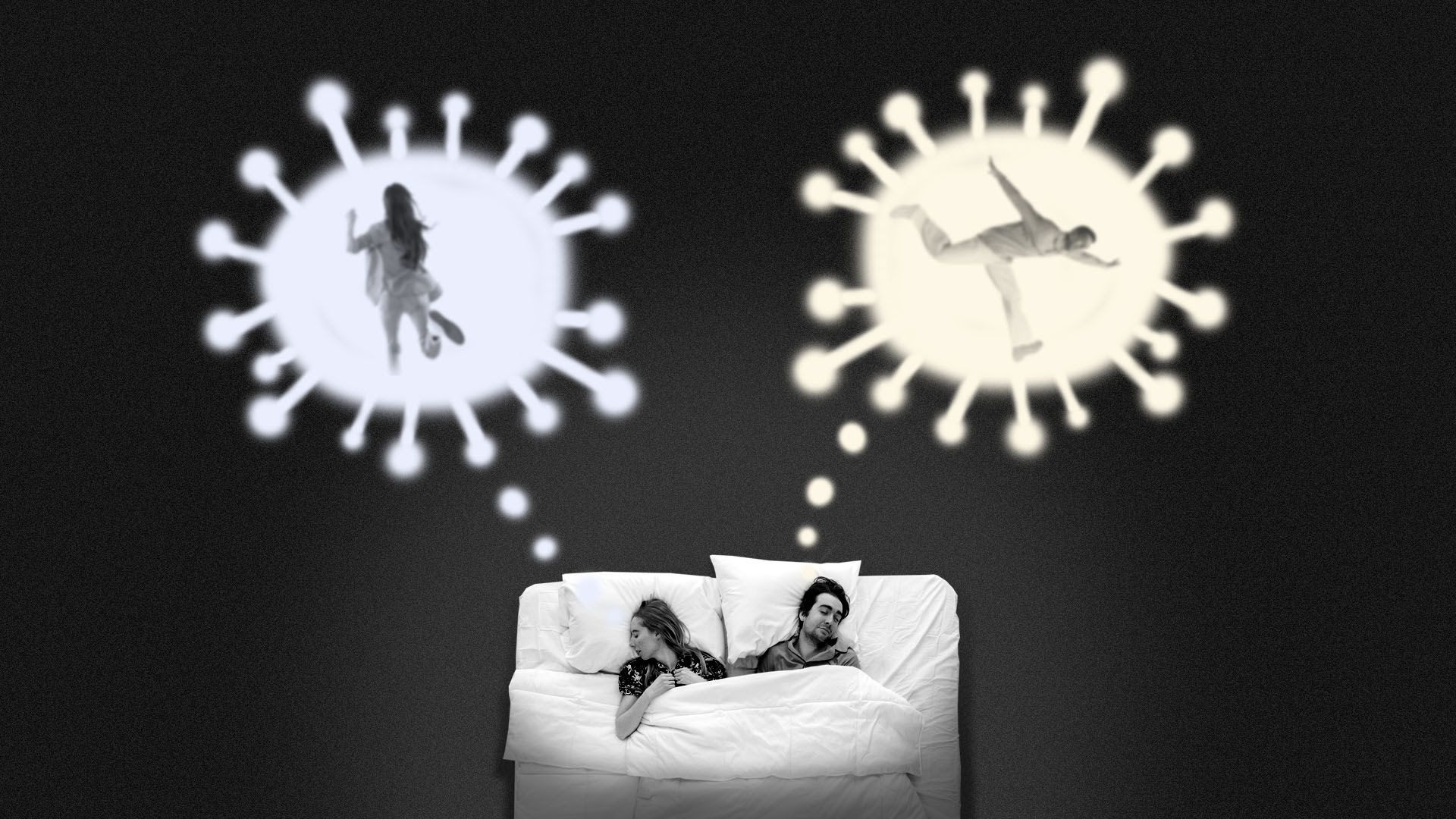 A couple sleeping