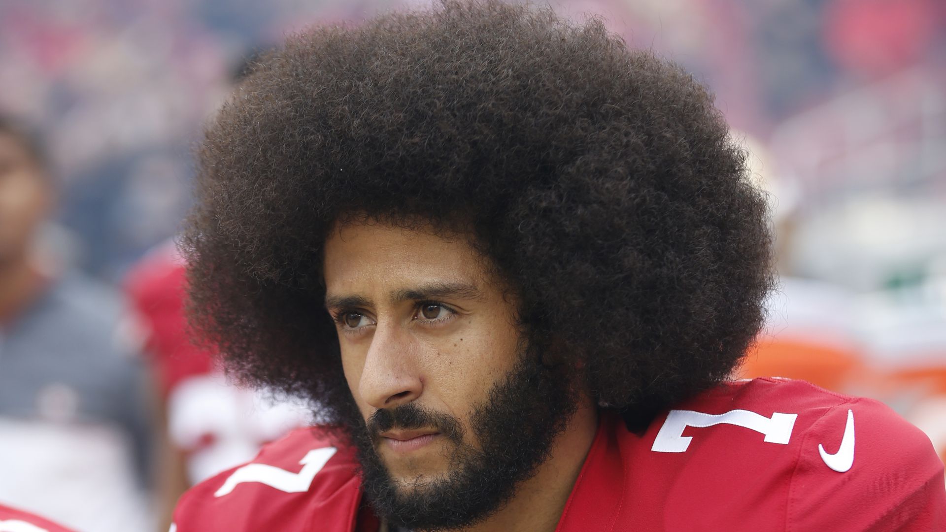 Photo of Colin Kaepernick.