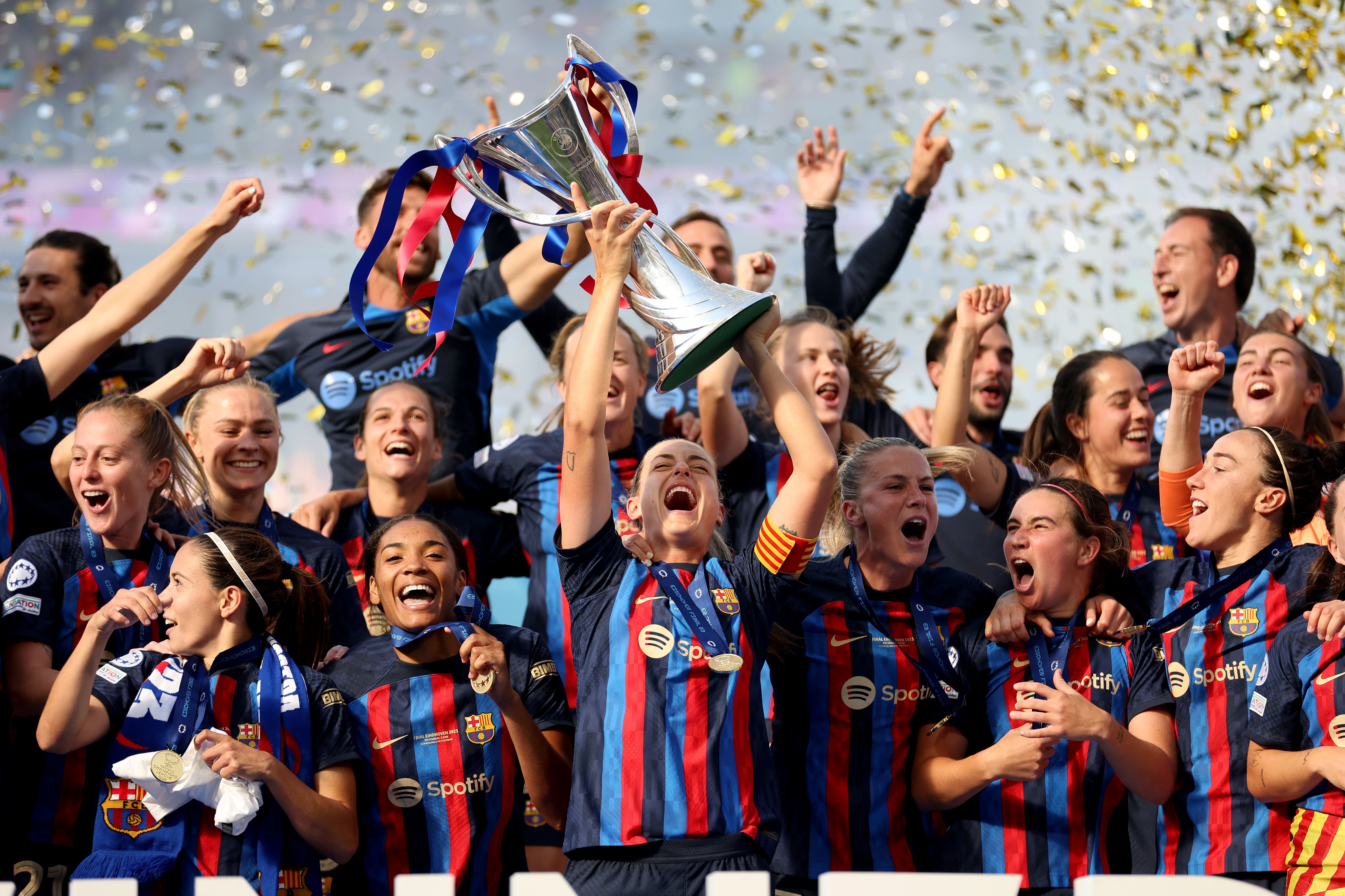 barcelona celebrates title