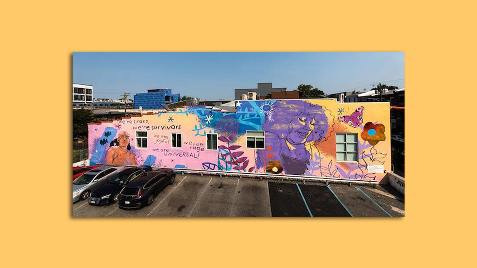 "We Are Universal" is the first mural celebrating trans people in Philadelphia