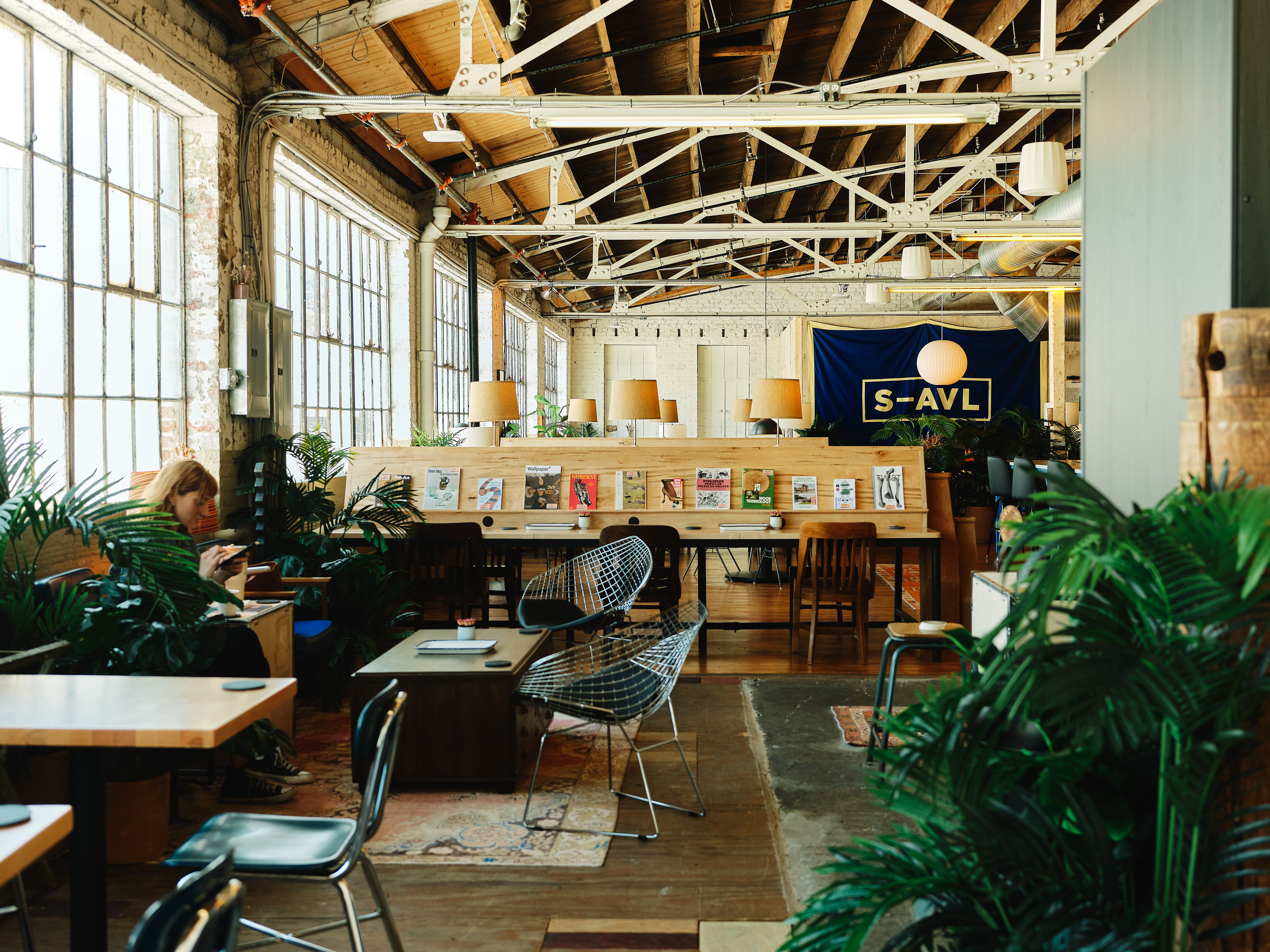 The interior of a Switchyards location in Asheville