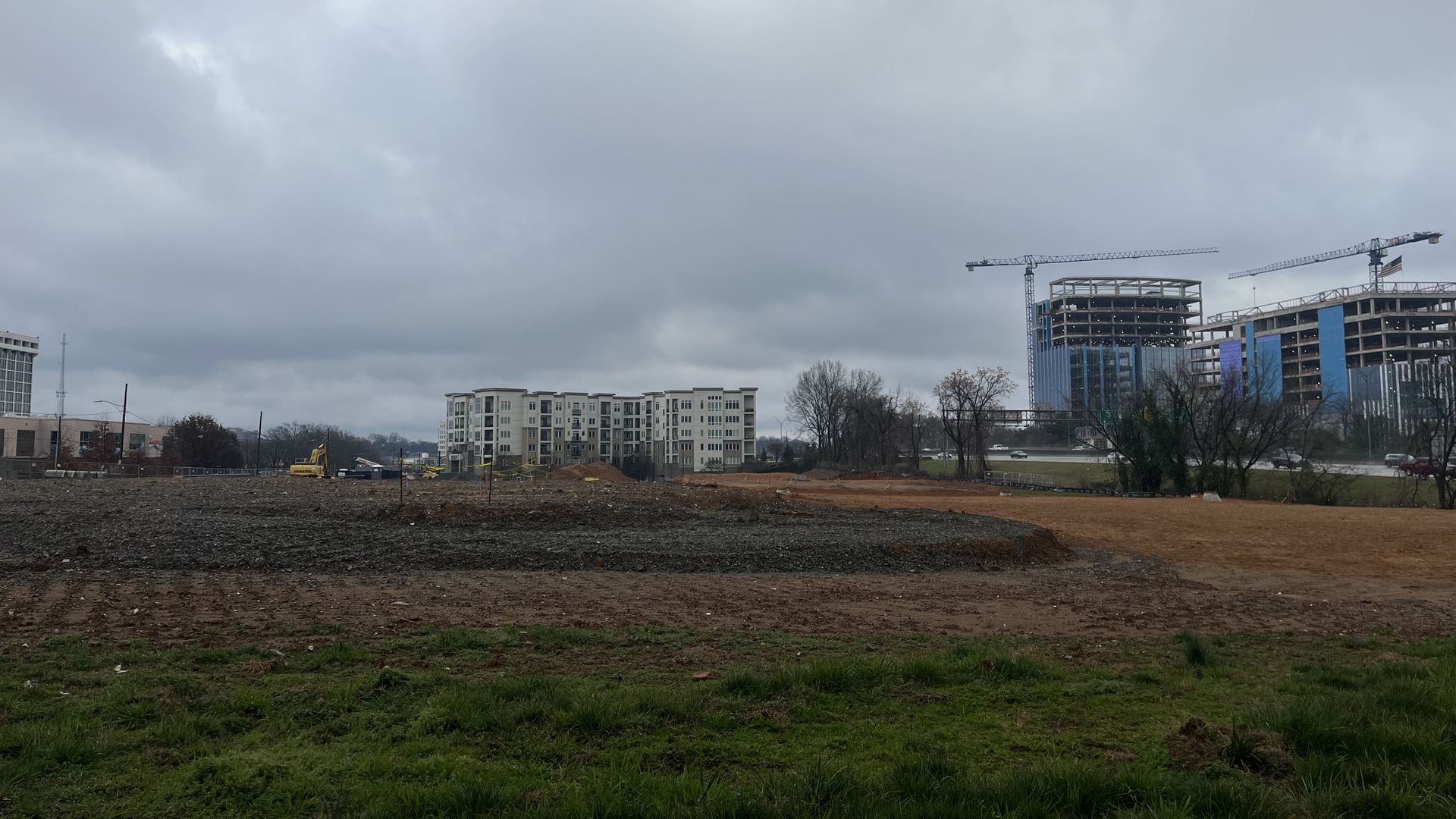 A vacant piece of land