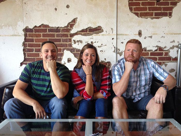 Mary Gross with Rich and Bennett