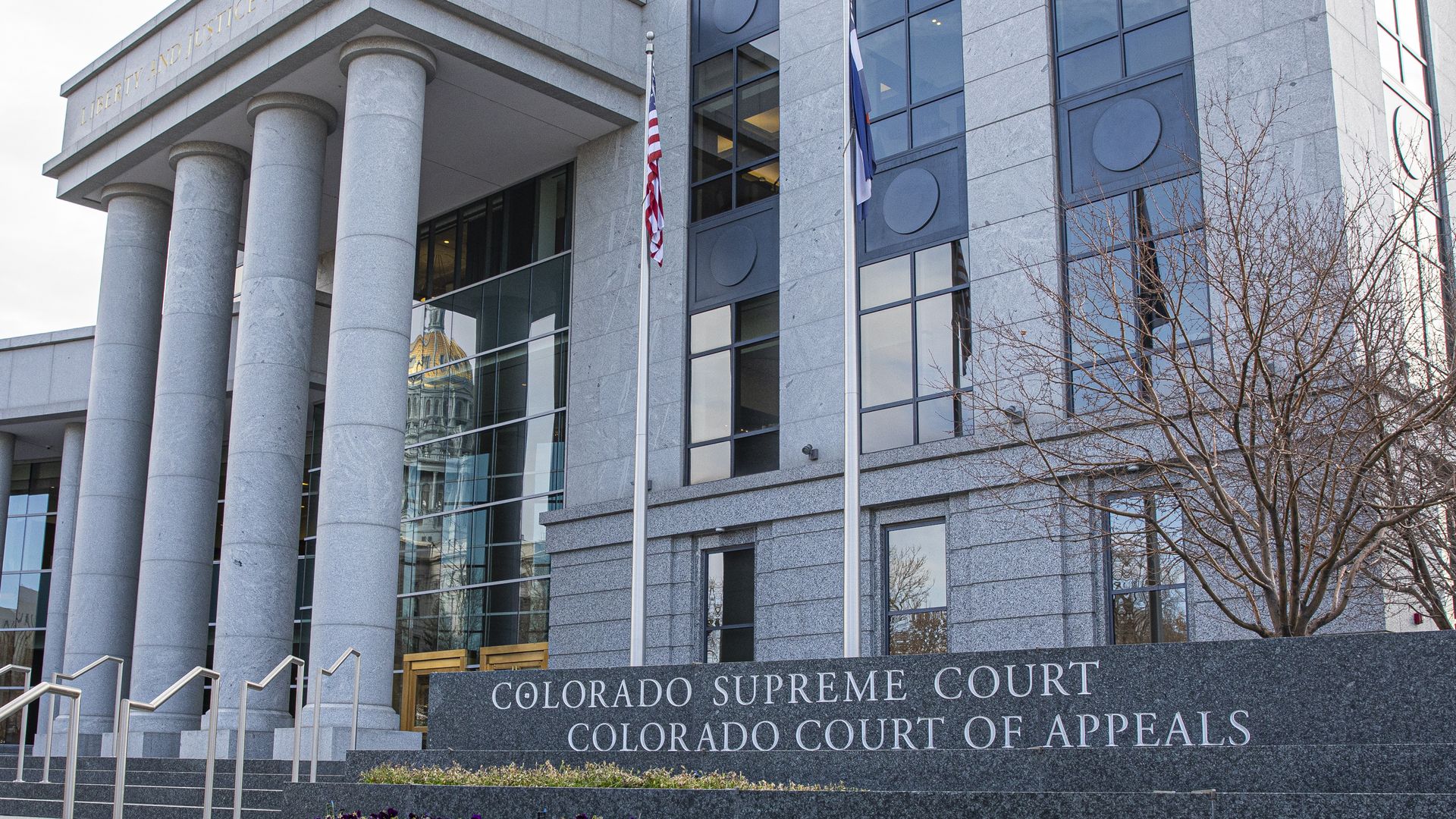 The Colorado Supreme Court in Denver, Colorado, US, on Wednesday, Dec. 20, 2023. 