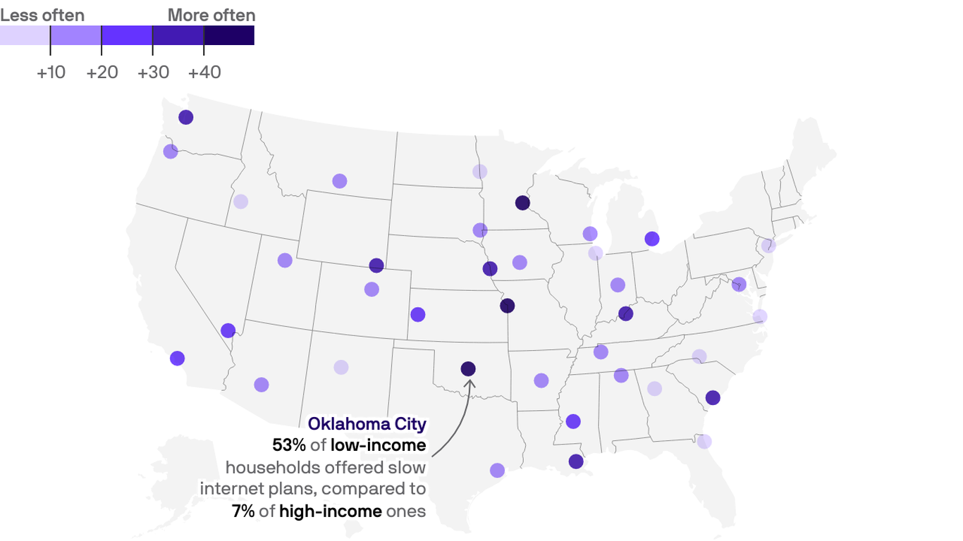 Des Moines' low-income areas offered slower internet for higher costs ...