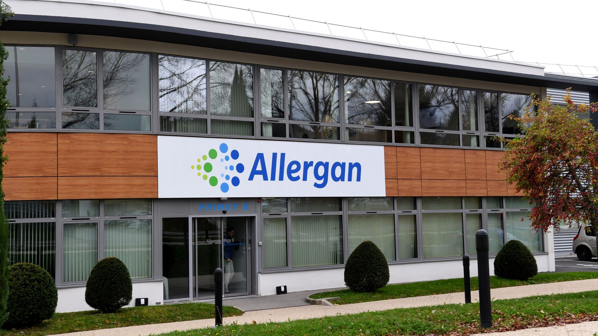 An Allergan building in France.