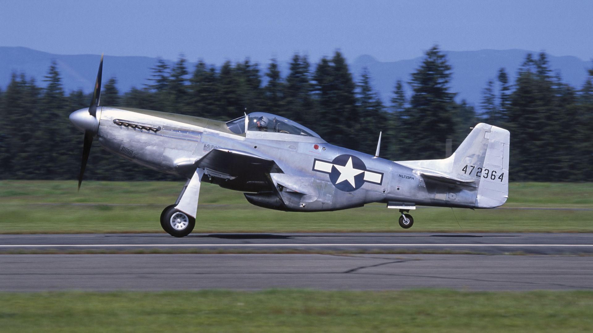 This vintage P-51 Mustang, one of the most feared fighter jets in World War II,  is part of the late-Paul Allen's collection that was purchased by Walmart heir Steuart Walton's .