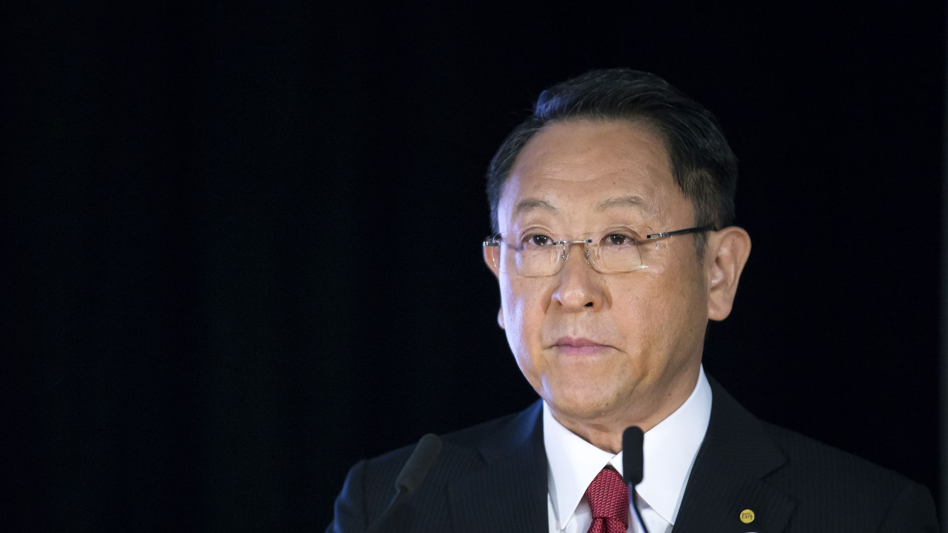 Toyota president Akio Toyoda