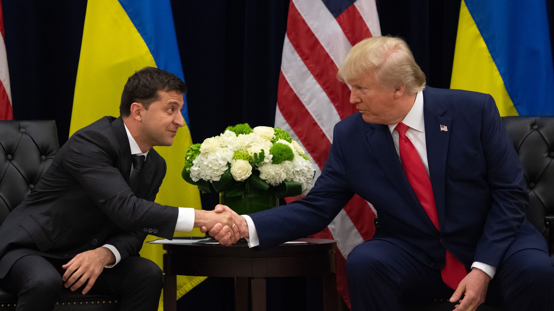 Trump and Zelensky