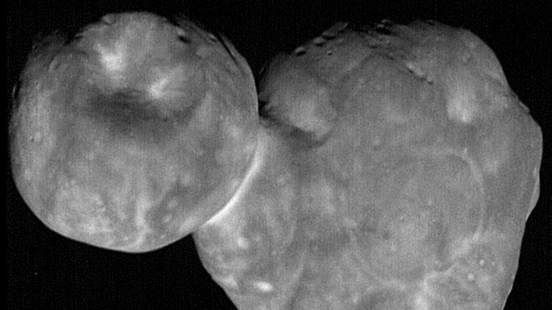 Ultima Thule viewed by the New Horizons spacecraft