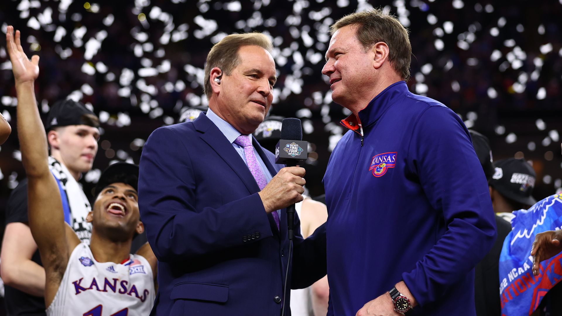 Jim Nantz and Bill Self