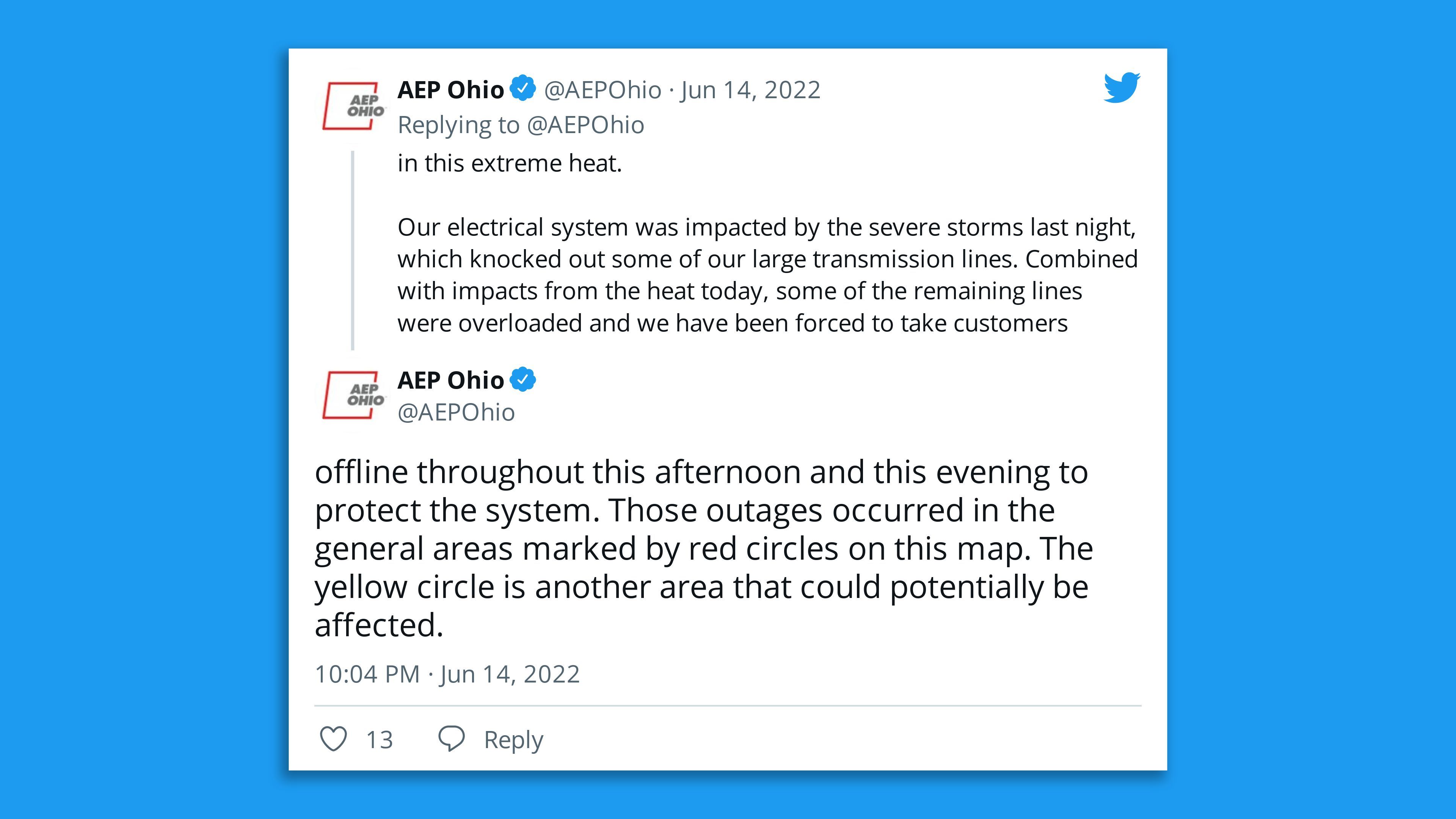 AEP Ohio created power outages in Columbus neighborhoods. Why?