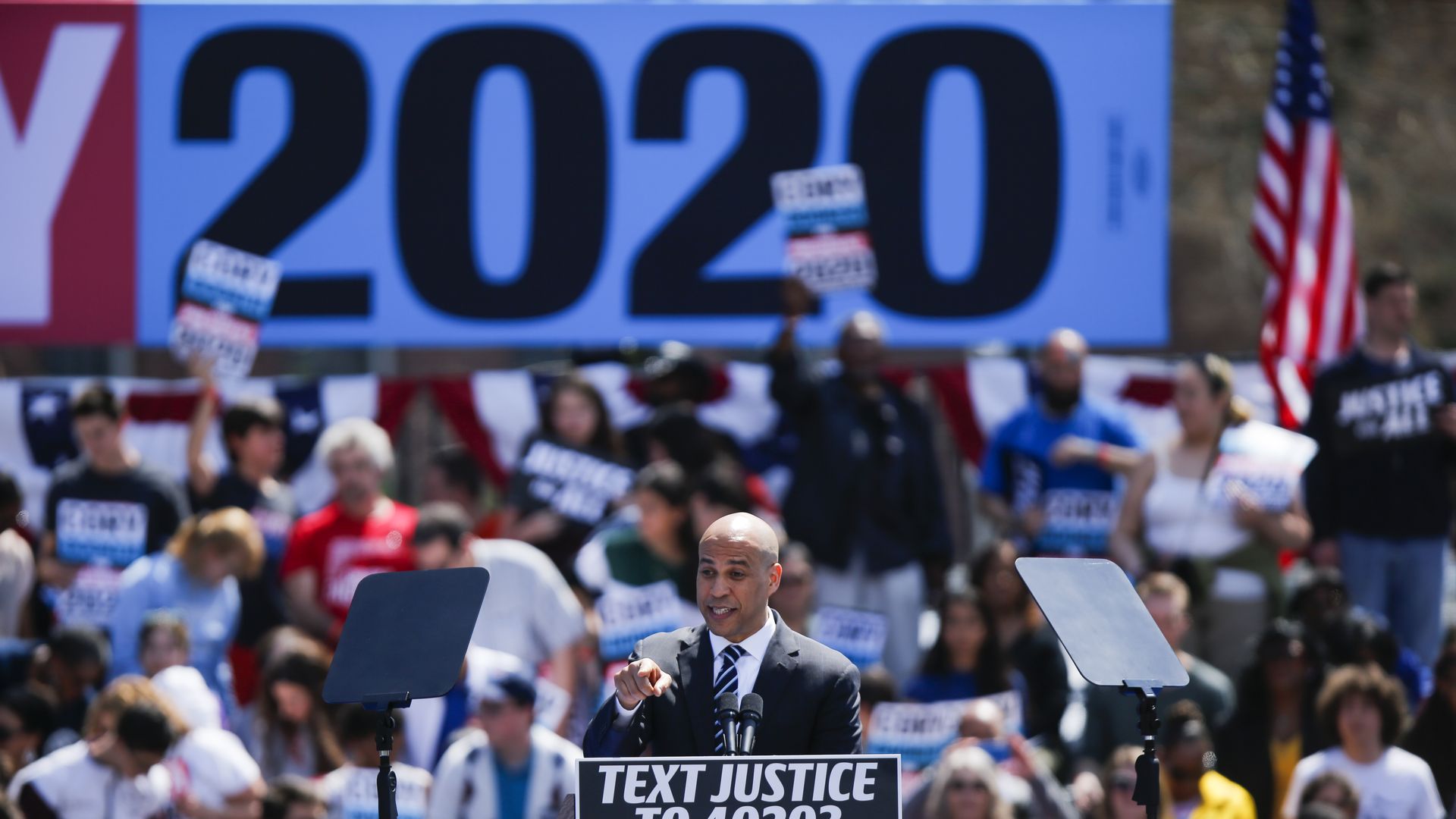 Cory Booker launches his 2020 campaign in Newark.