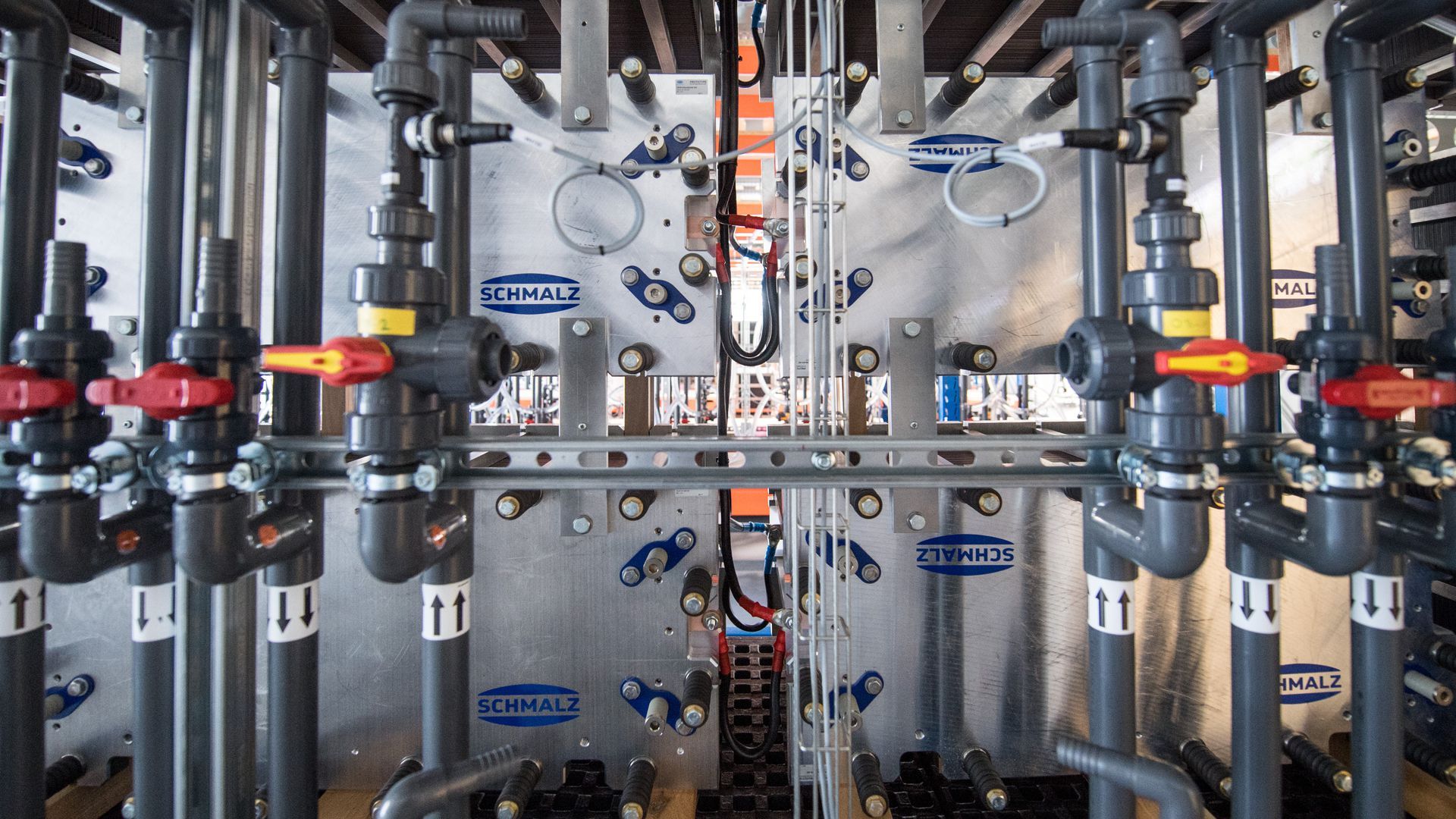 Photo of a flow battery