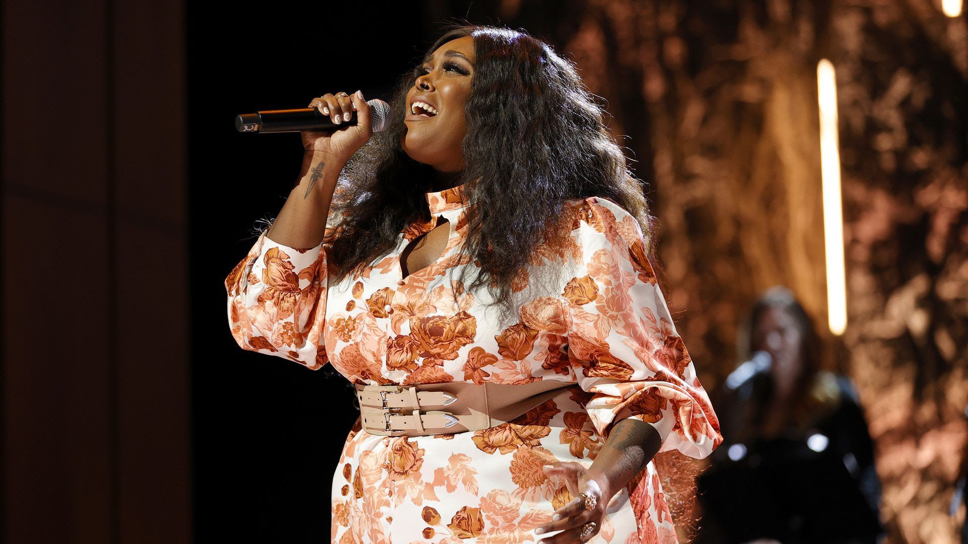 Brittney Spencer sings at the Country Music Hall of Fame and Museum.