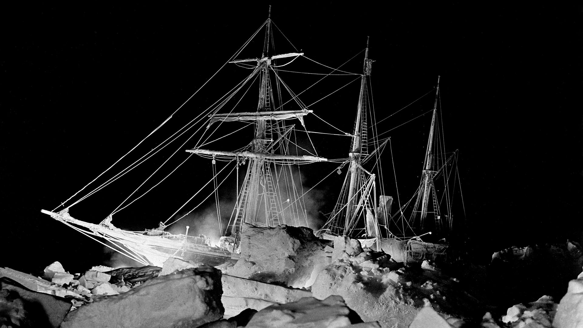 Ernest Shackleton's Antarctic ship, the Endurance.