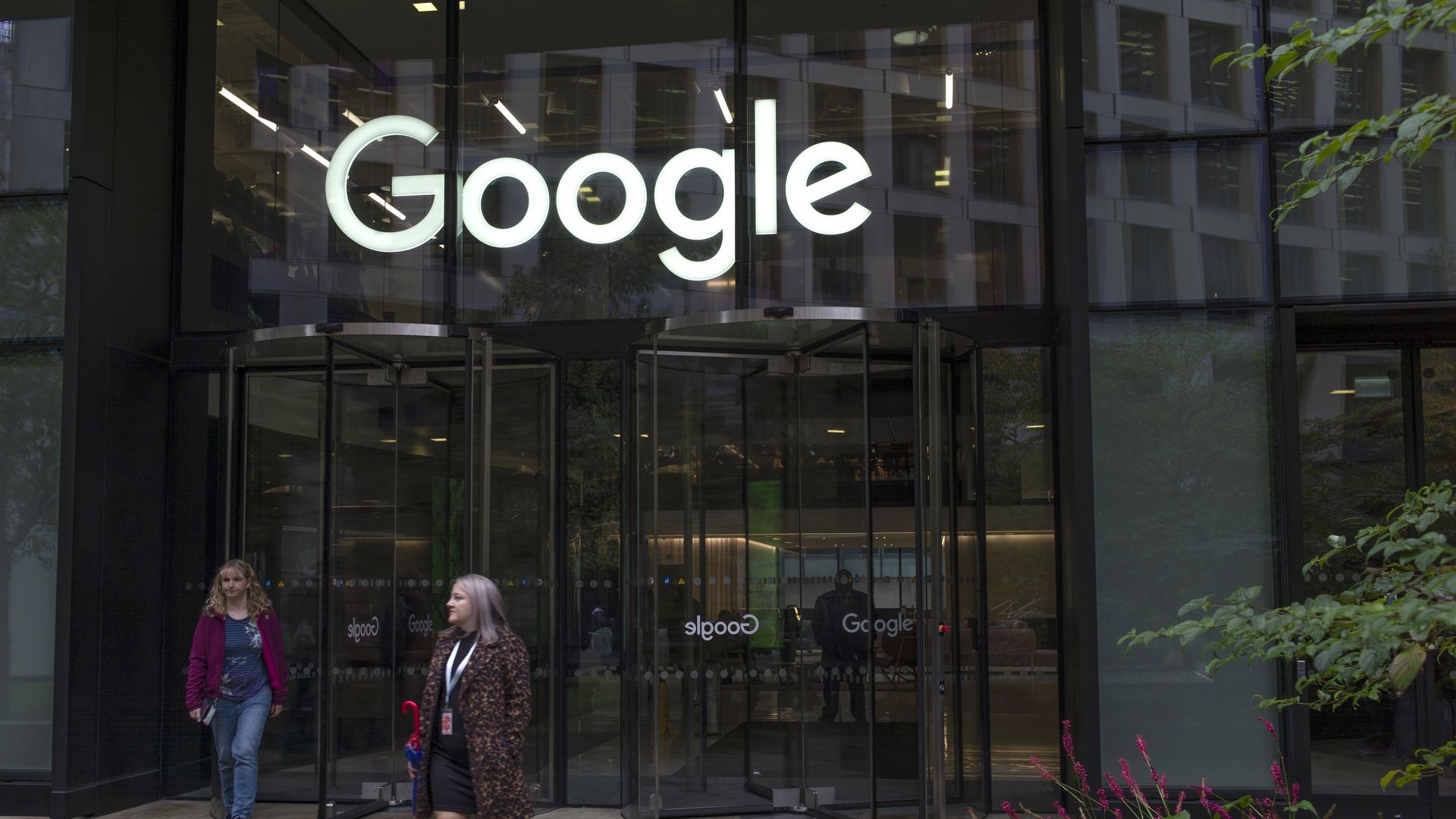 The outside of a Google office