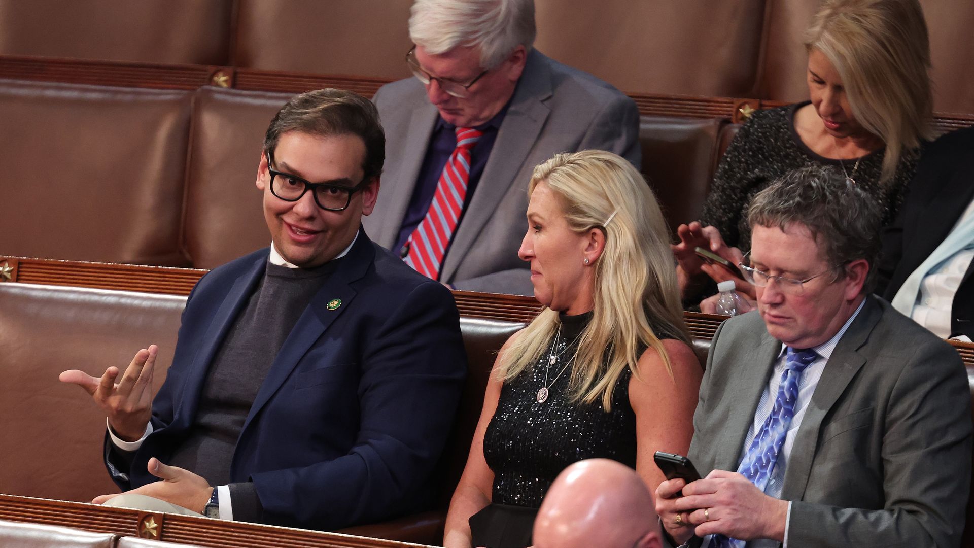 George Santos and Marjorie Taylor Greene