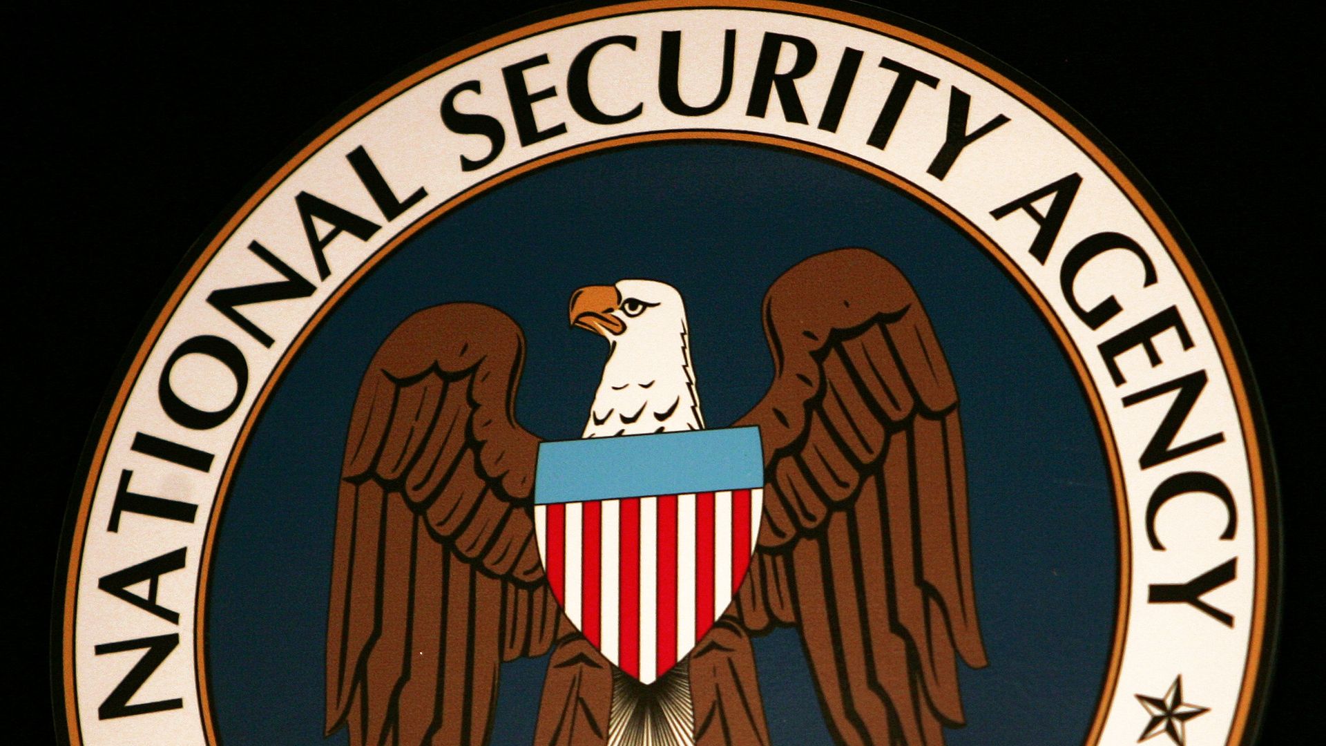 The seal of the National Security Agency.