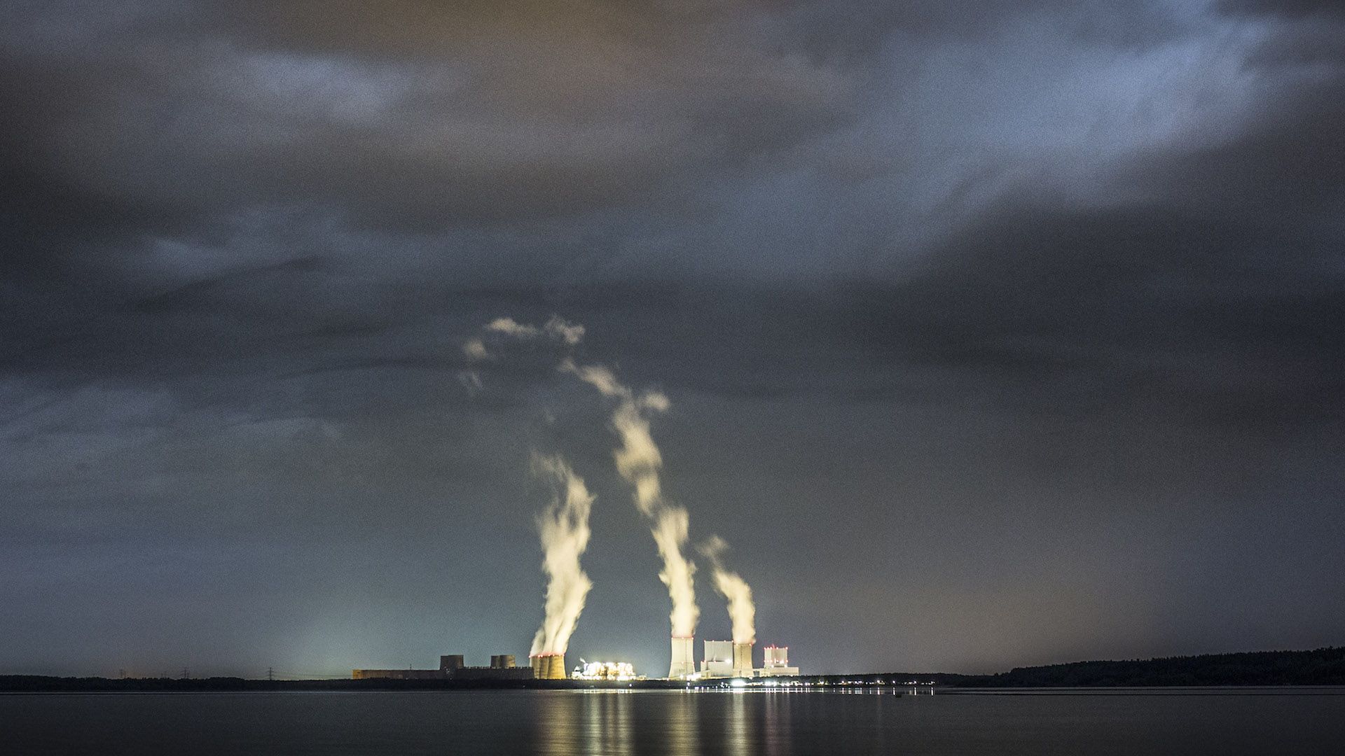 A coal-fired power plant