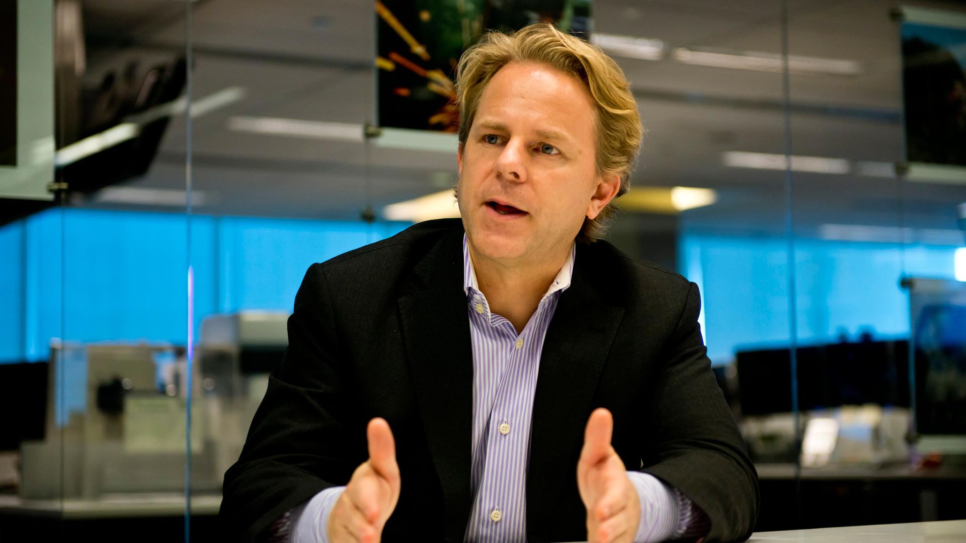 picture of bloomberg media ceo justin smith