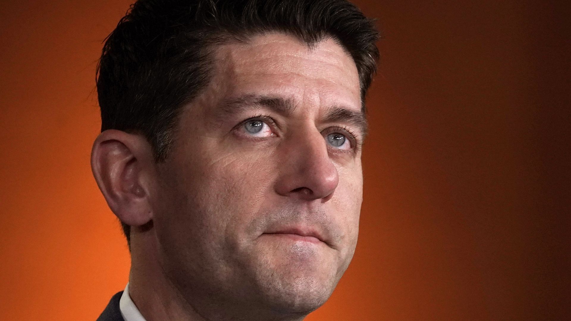 Paul Ryan looking up