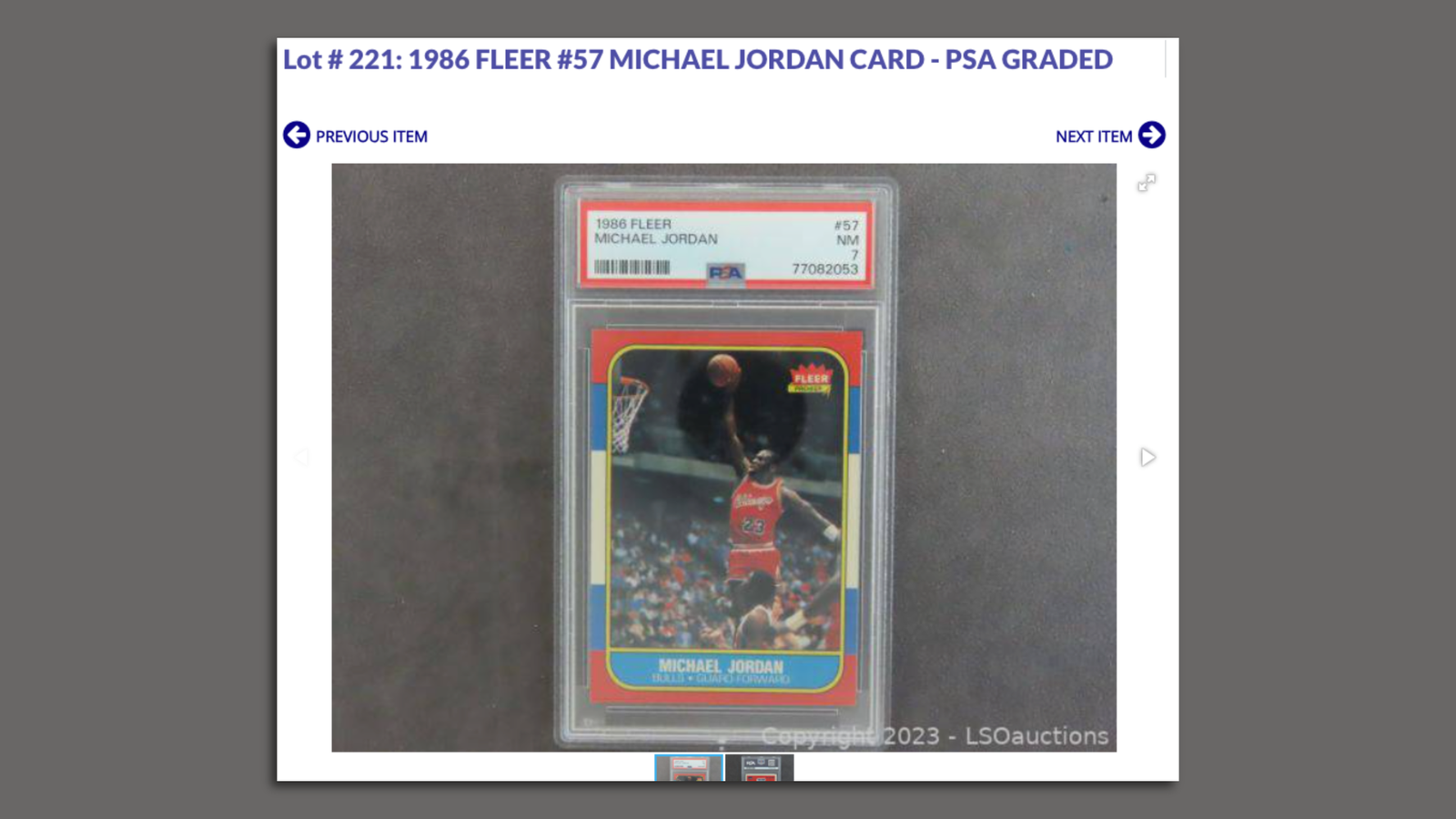 Michael Jordan Rookie Card Returns To Auction In Iowa Axios Des Moines   1693761258702 